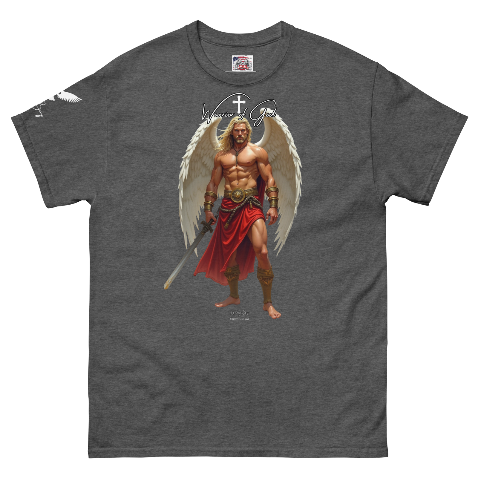 Rowdy Boy "Warrior Of God" #4 Unisex Classic Tee - Image 214