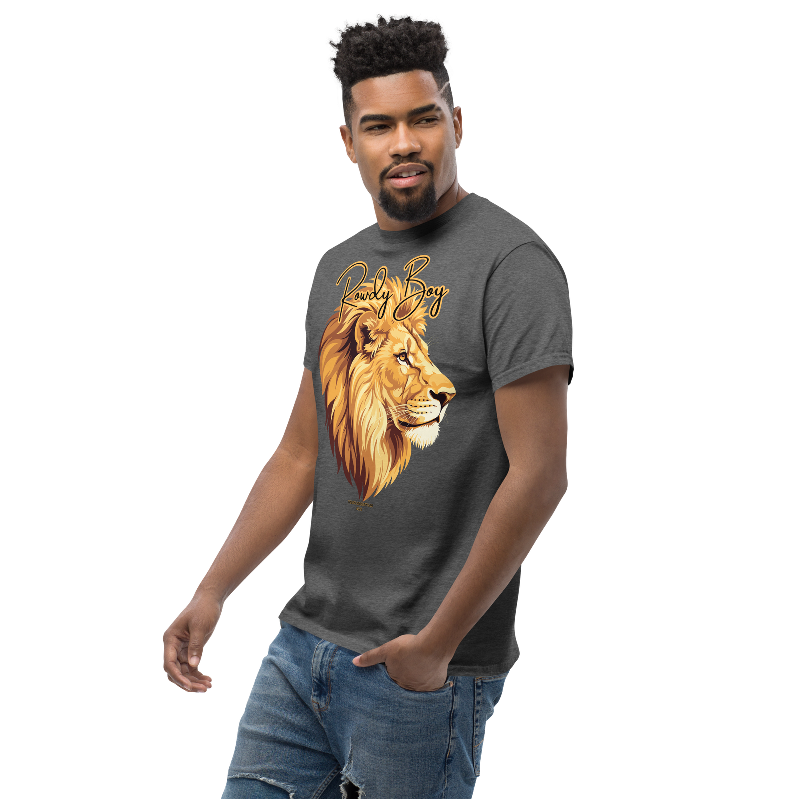 Rowdy Boy "Lion's Head" (Rowdy 4) Classic Tee - Image 34