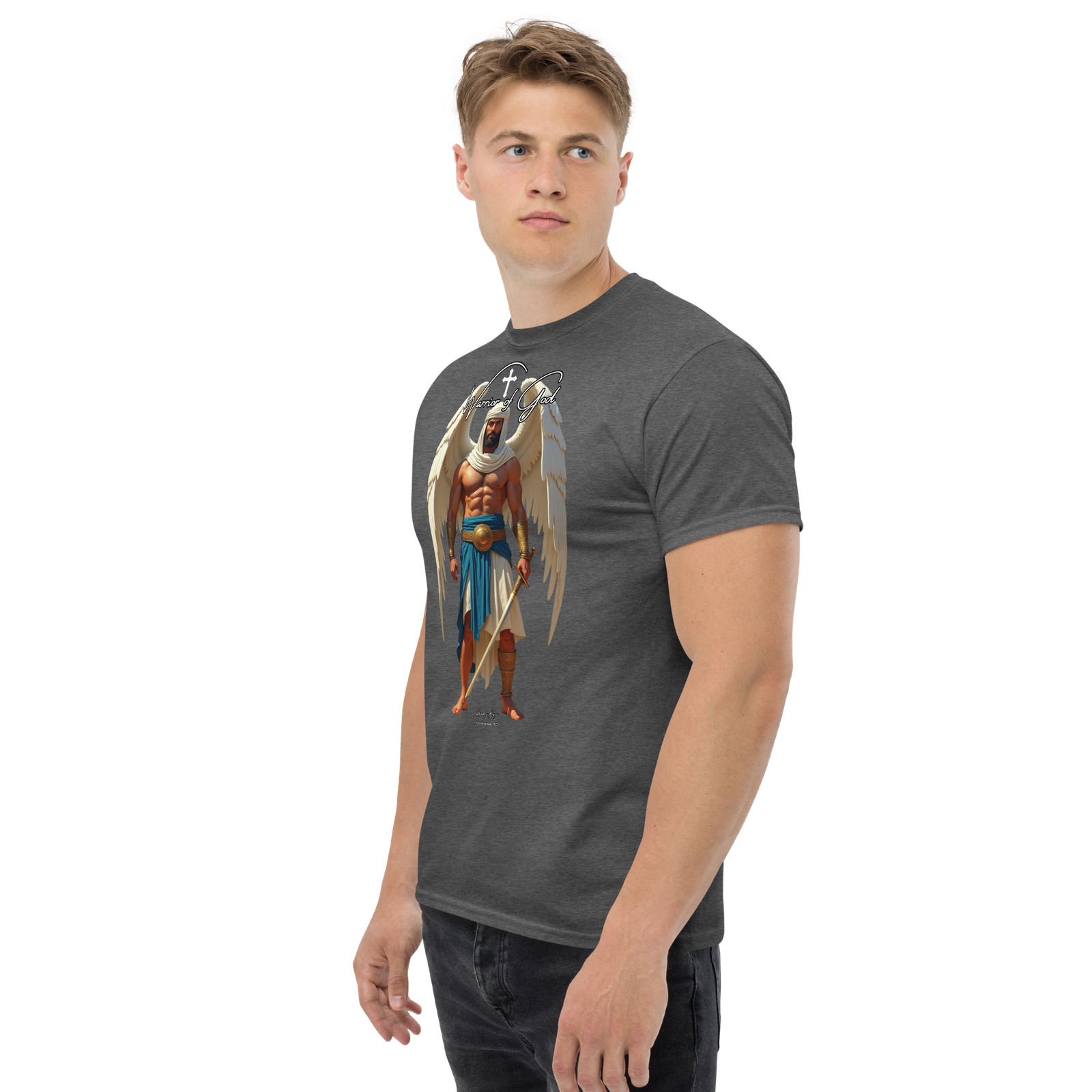 Rowdy Boy "Warrior Of God" #2 Unisex Classic Tee - Image 107
