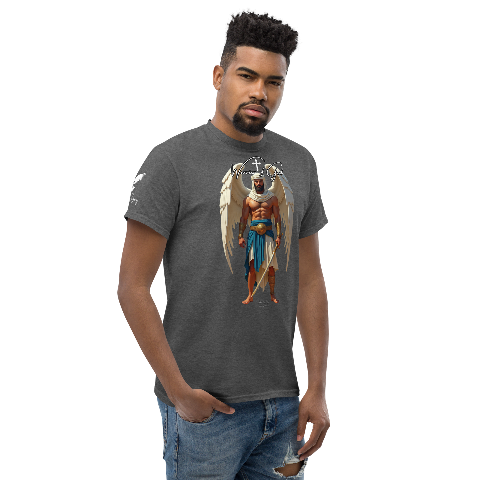 Rowdy Boy "Warrior Of God" #2 Unisex Classic Tee - Image 108