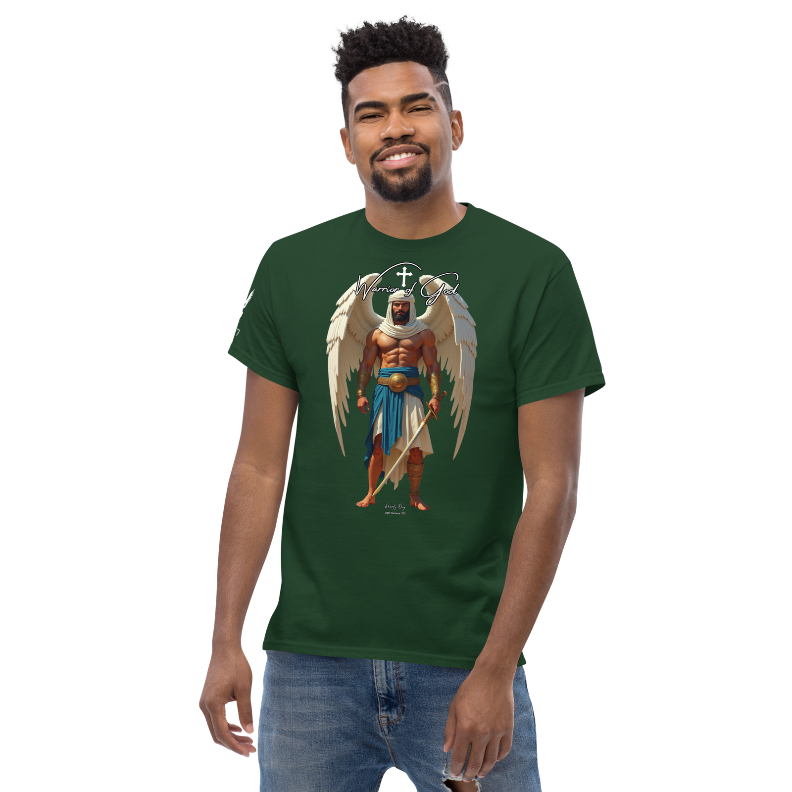 Rowdy Boy "Warrior Of God" #2 Unisex Classic Tee - Image 61