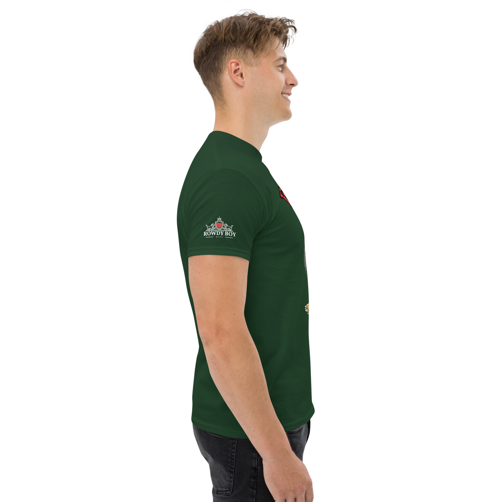 Rowdy Boy "F - Caw - F" (Fuck Off) Unisex Classic Tee - Image 21