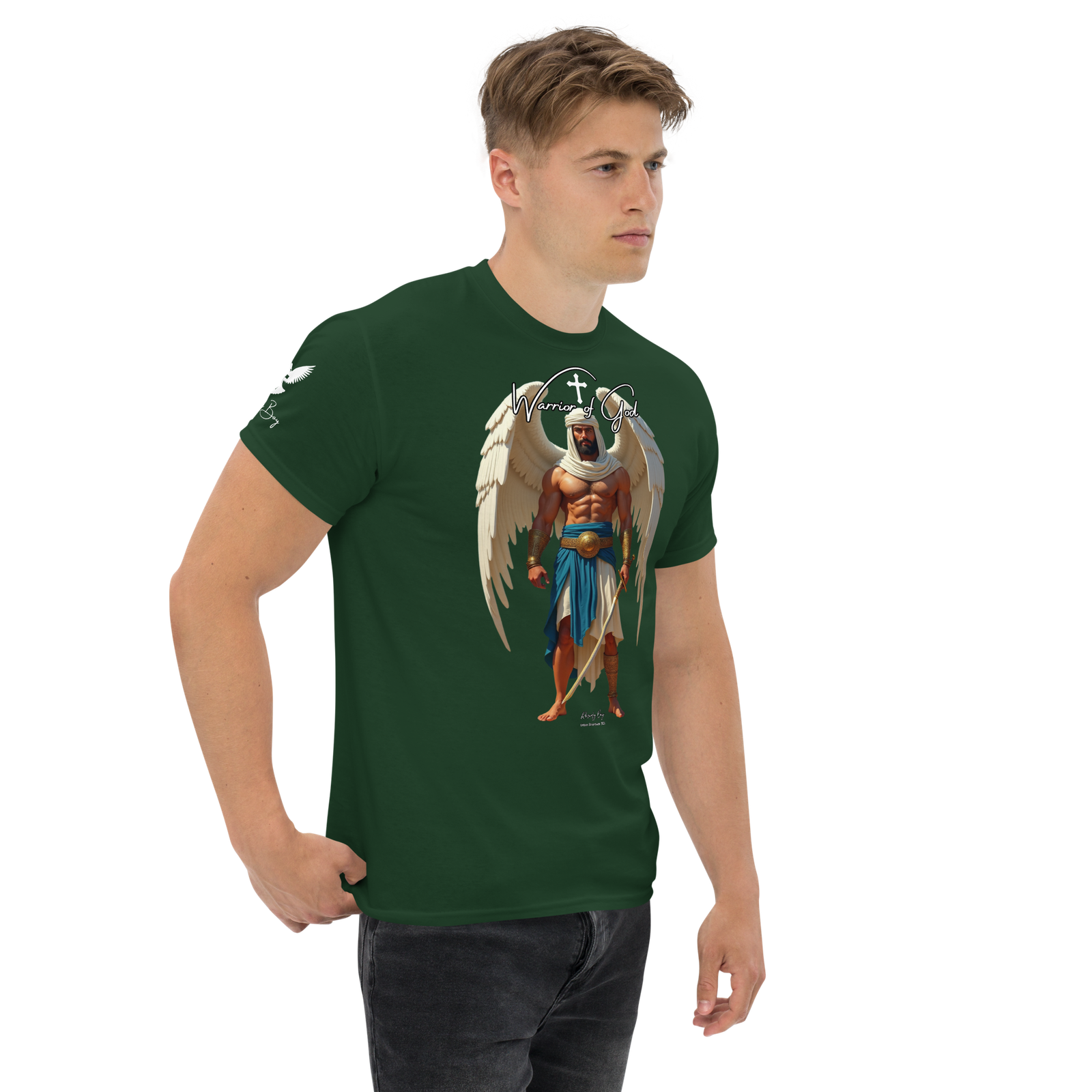 Rowdy Boy "Warrior Of God" #2 Unisex Classic Tee - Image 57