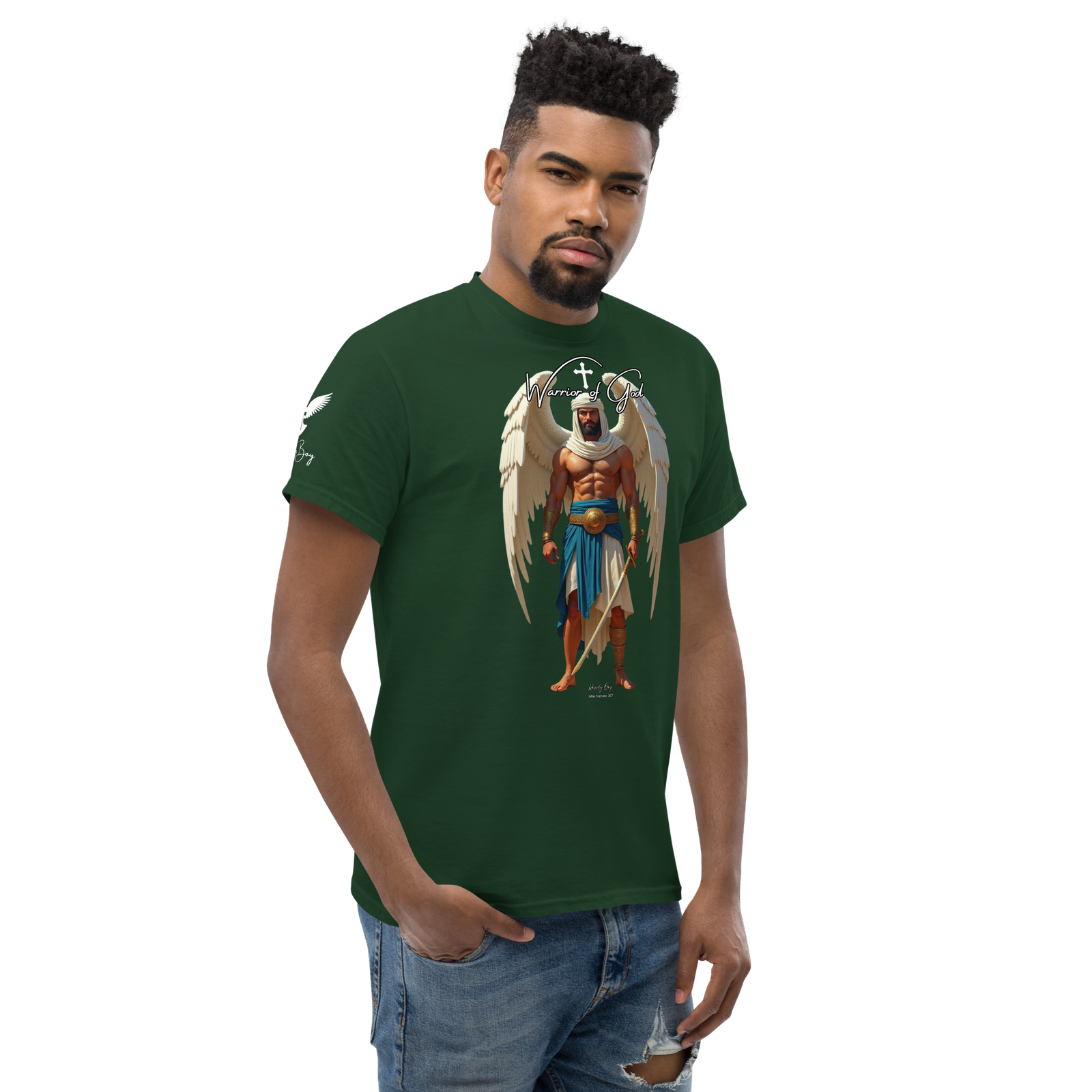 Rowdy Boy "Warrior Of God" #2 Unisex Classic Tee - Image 62
