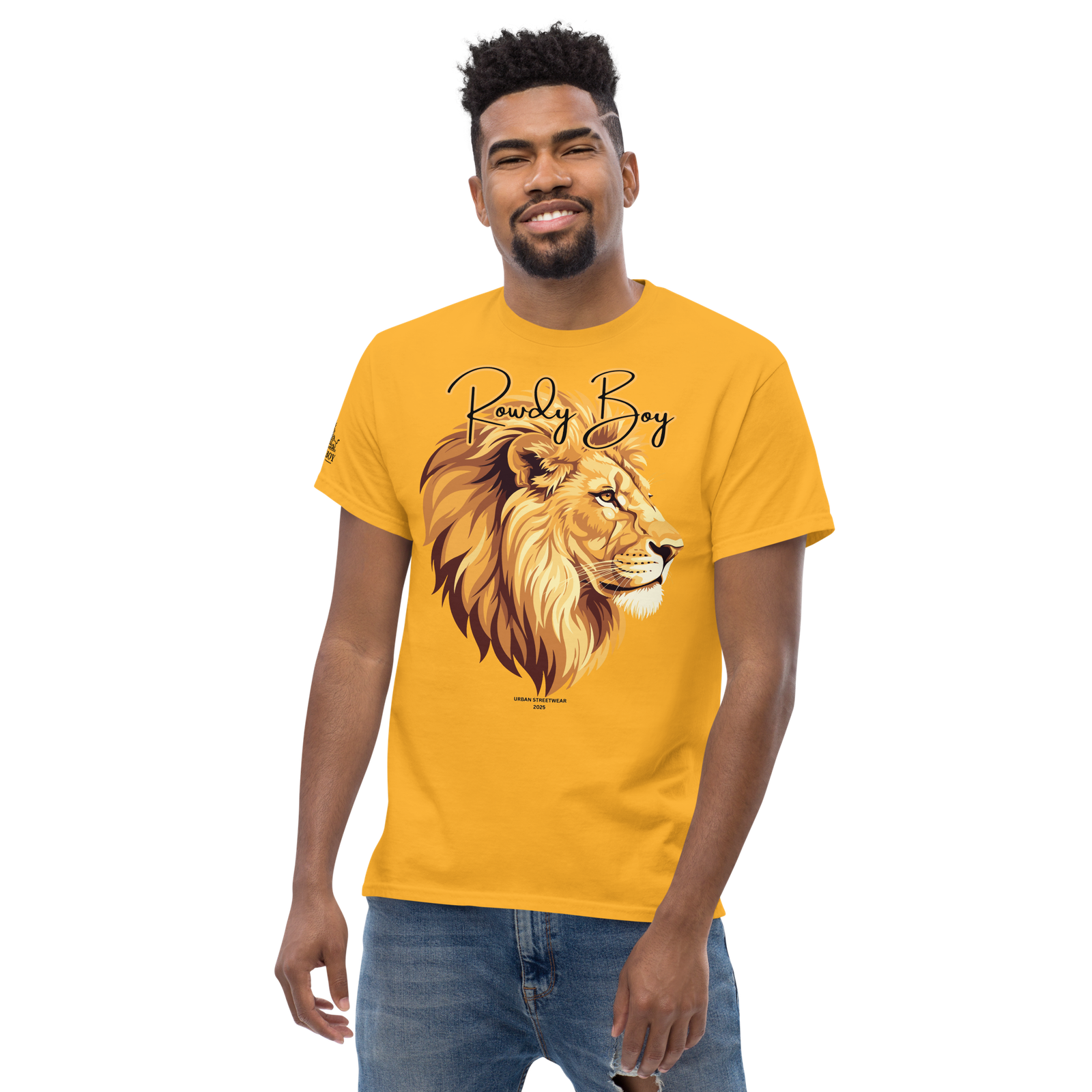 Rowdy Boy "Lion's Head" (Rowdy 4) Classic Tee - Image 198