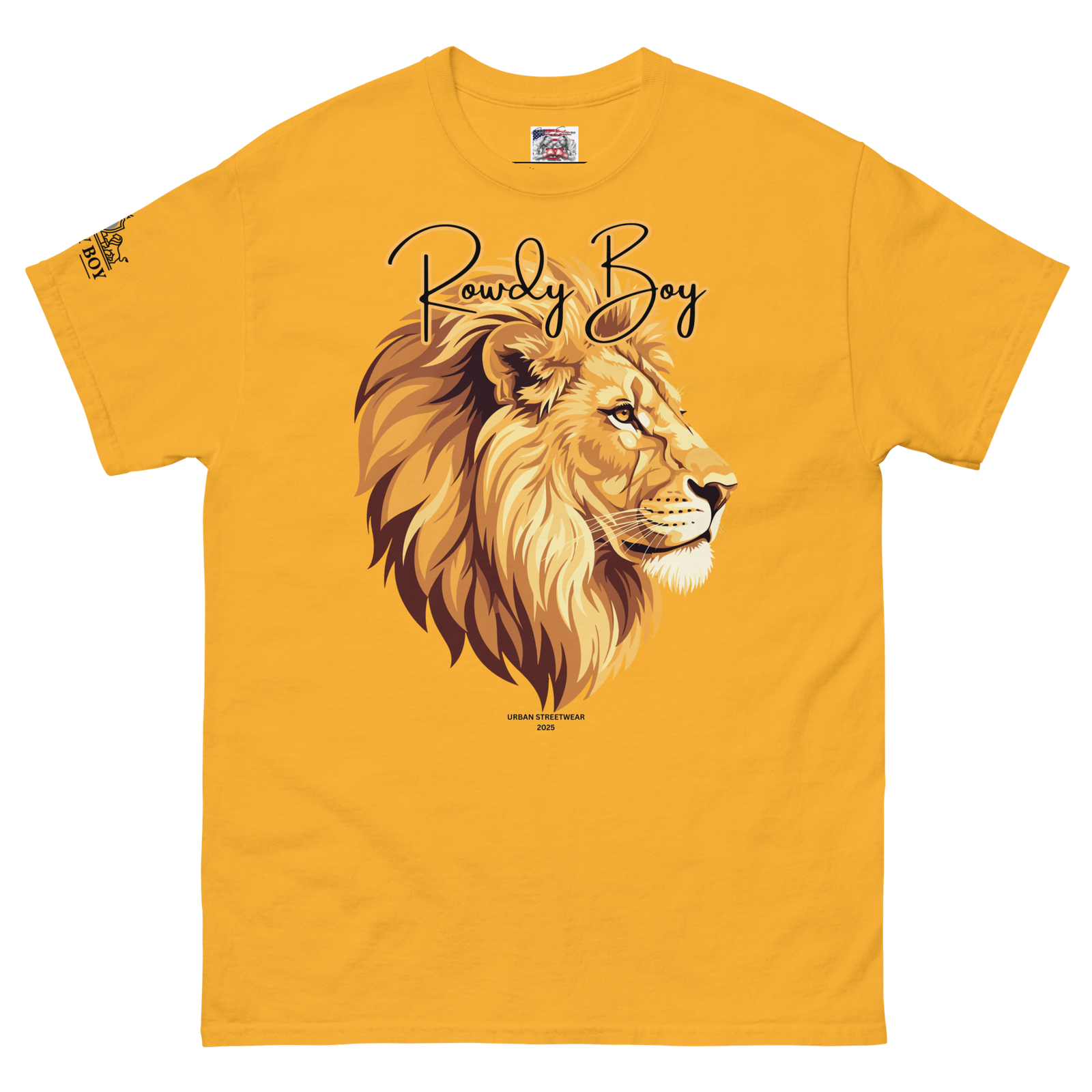 Rowdy Boy "Lion's Head" (Rowdy 4) Classic Tee - Image 225