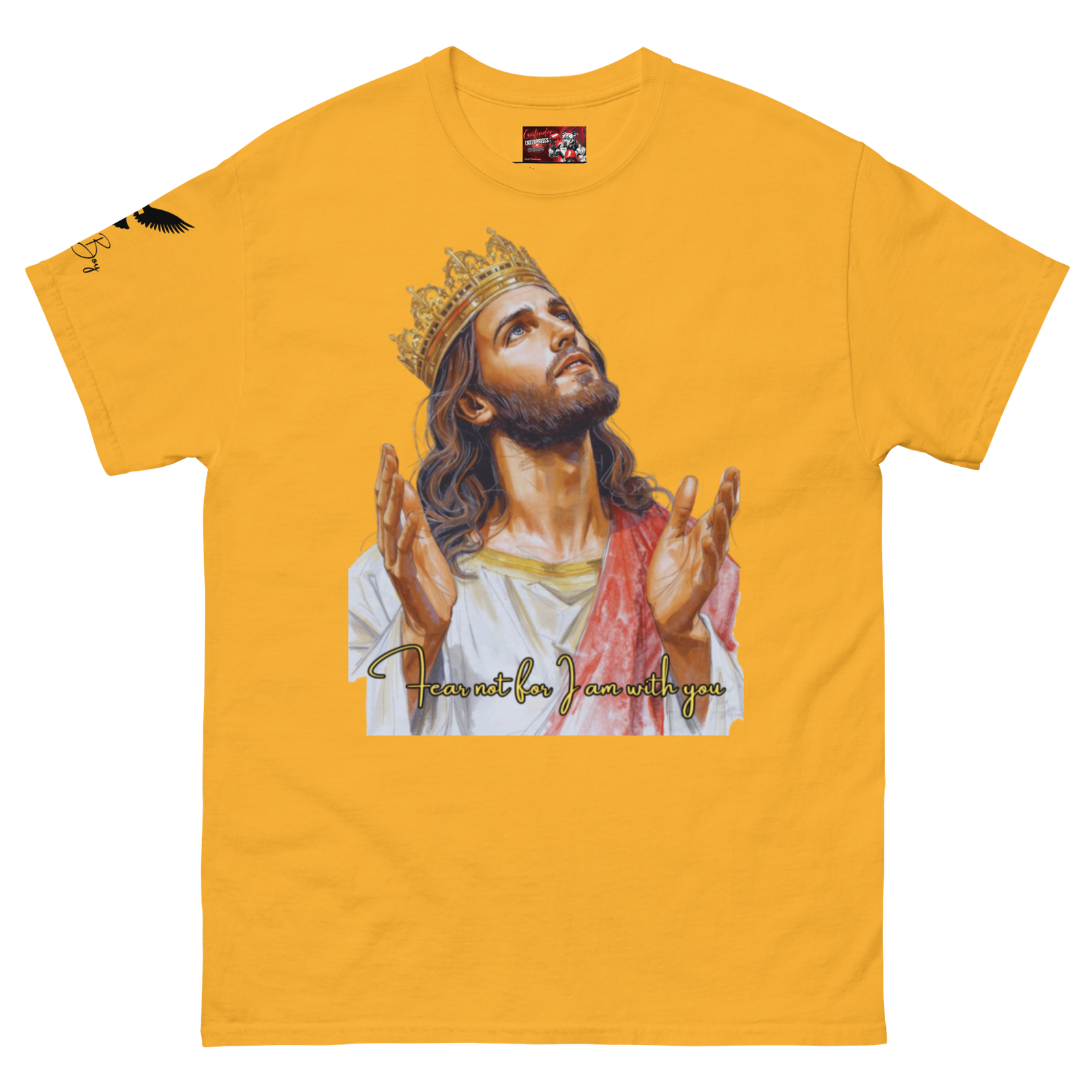 Rowdy Boy "Fear Not For I Am With You" (Jesus) Unisex Classic Tee - Image 215