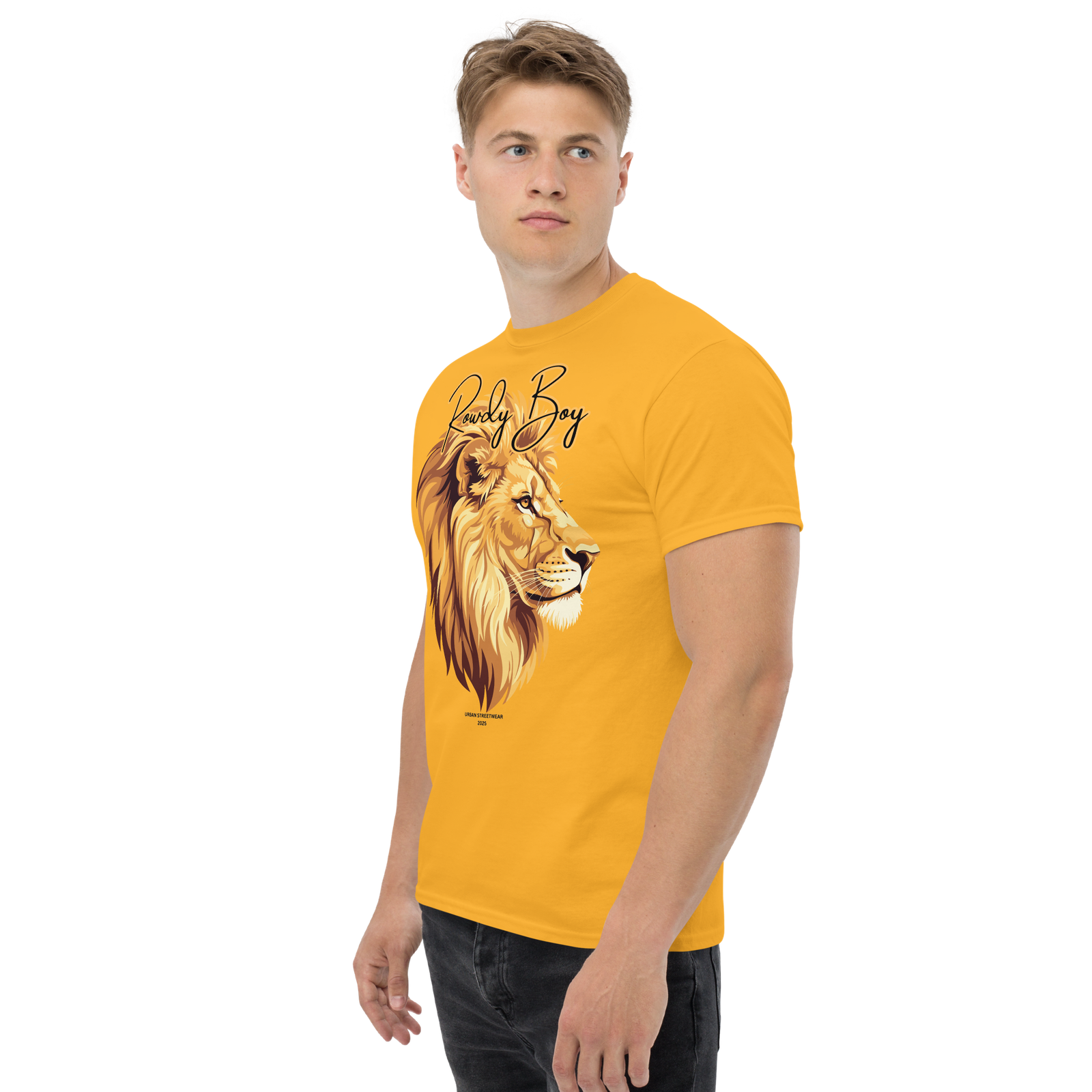 Rowdy Boy "Lion's Head" (Rowdy 4) Classic Tee - Image 188