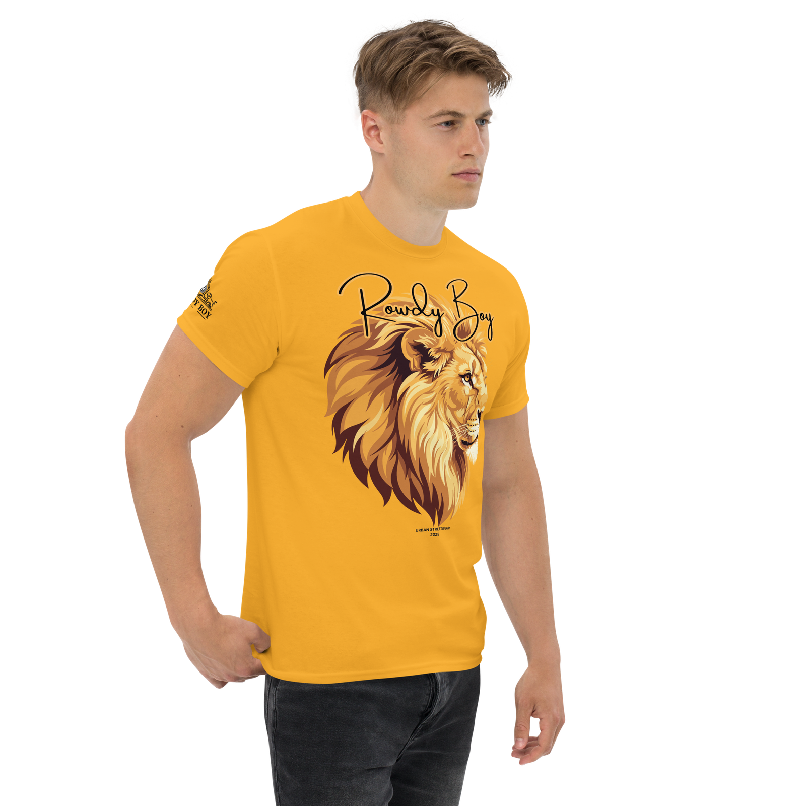 Rowdy Boy "Lion's Head" (Rowdy 4) Classic Tee - Image 186