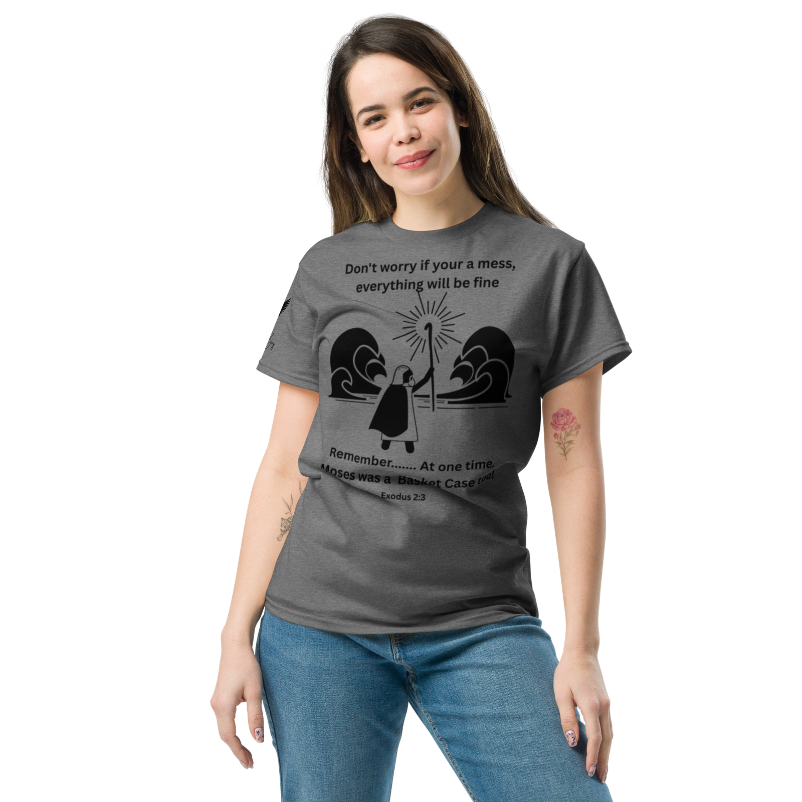 Rowdy Boy "Moses" (Basket Case) Unisex Classic Tee - Image 28