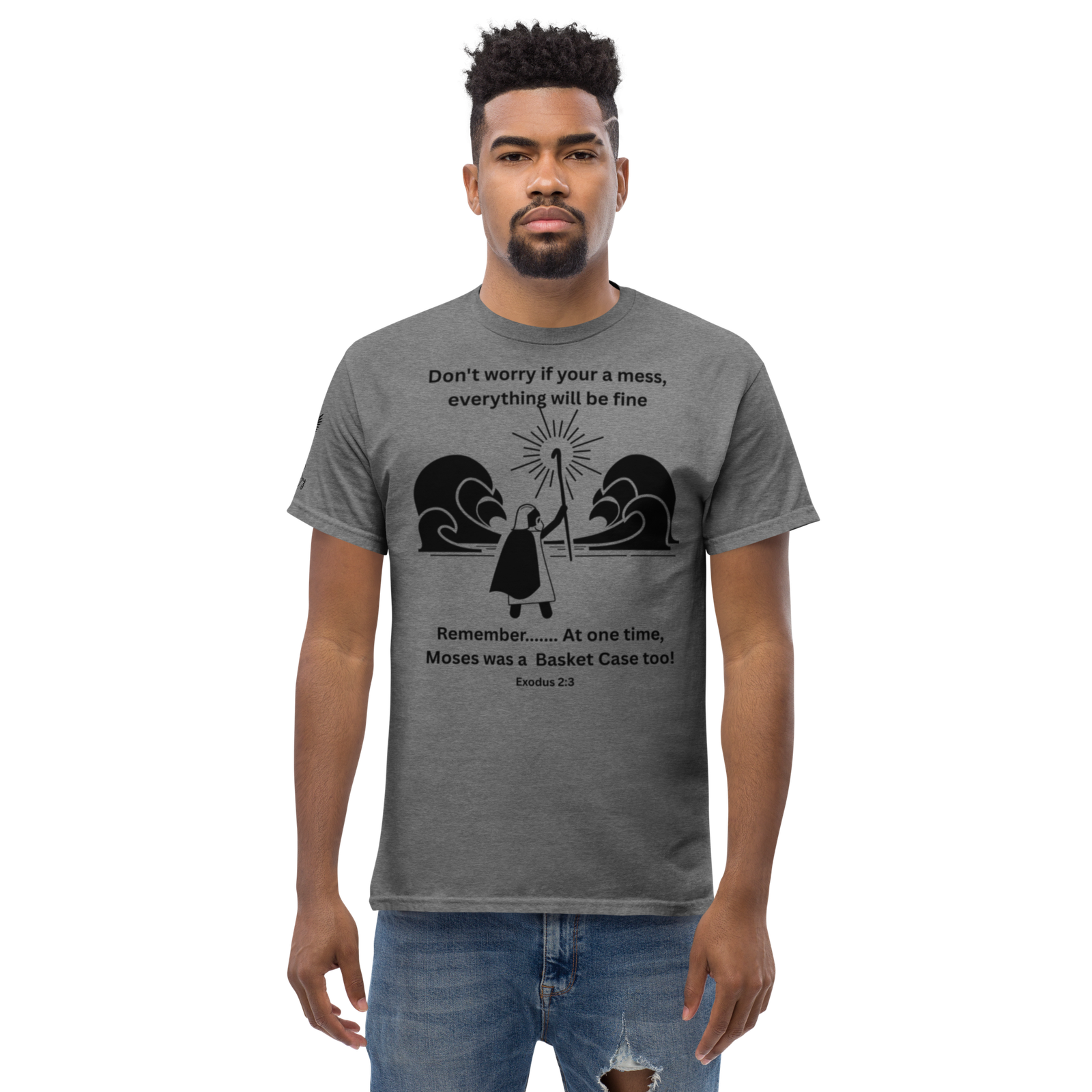 Rowdy Boy "Moses" (Basket Case) Unisex Classic Tee - Image 37