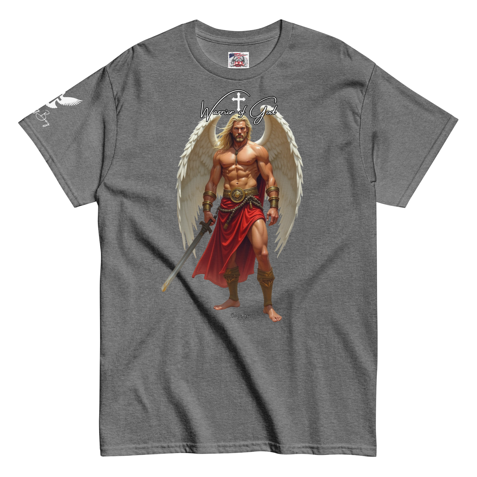 Rowdy Boy "Warrior Of God" #4 Unisex Classic Tee - Image 184