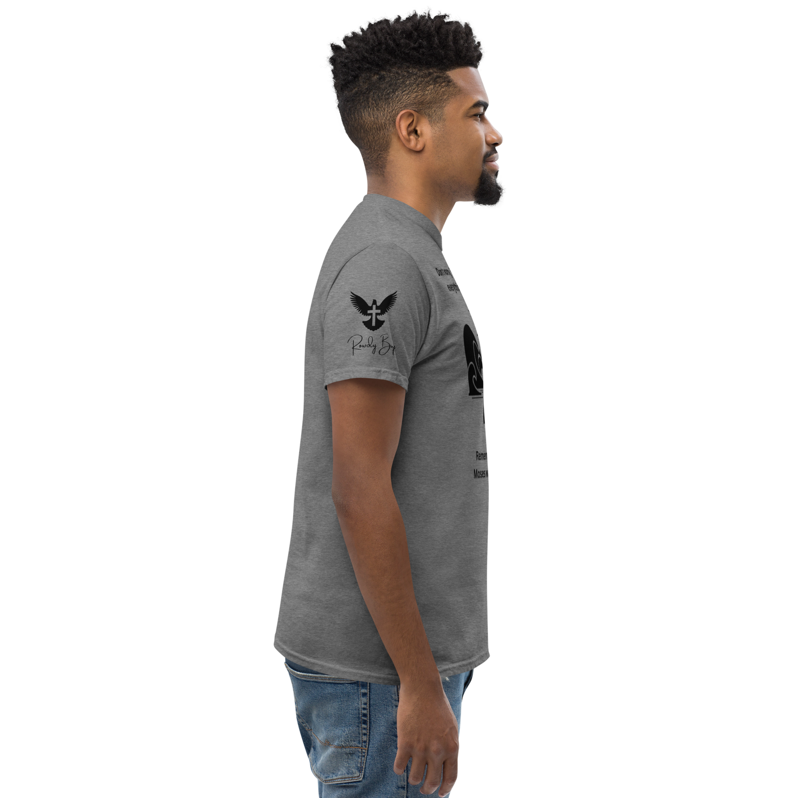 Rowdy Boy "Moses" (Basket Case) Unisex Classic Tee - Image 39