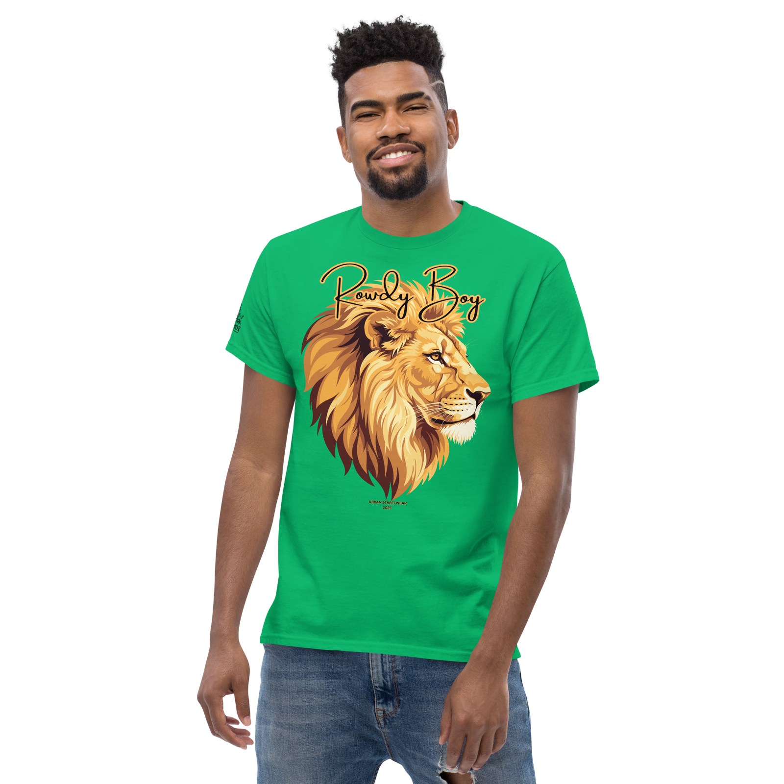 Rowdy Boy "Lion's Head" (Rowdy 4) Classic Tee - Image 170