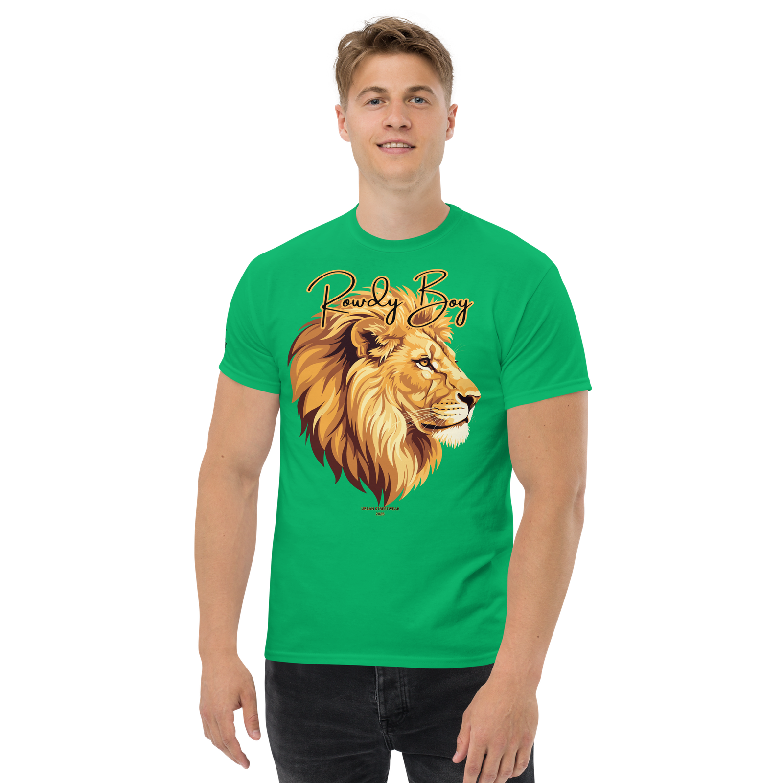 Rowdy Boy "Lion's Head" (Rowdy 4) Classic Tee - Image 171