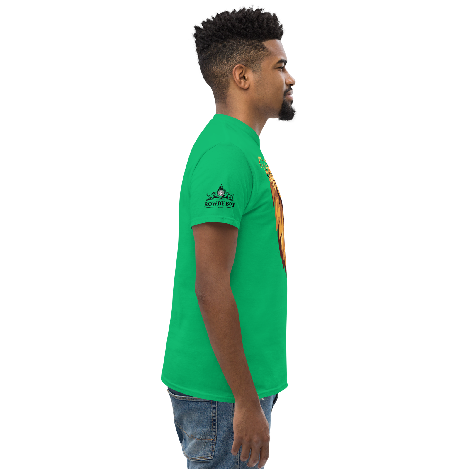Rowdy Boy "Lion's Head" (Rowdy 4) Classic Tee - Image 164
