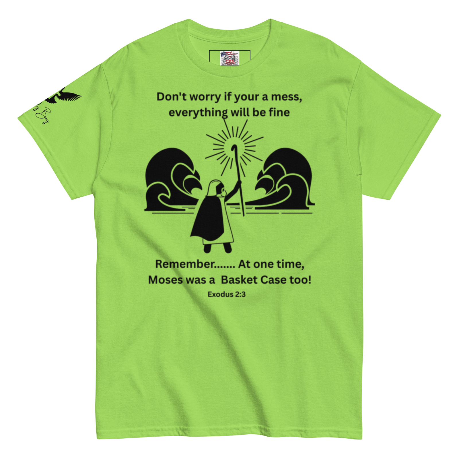 Rowdy Boy "Moses" (Basket Case) Unisex Classic Tee - Image 101