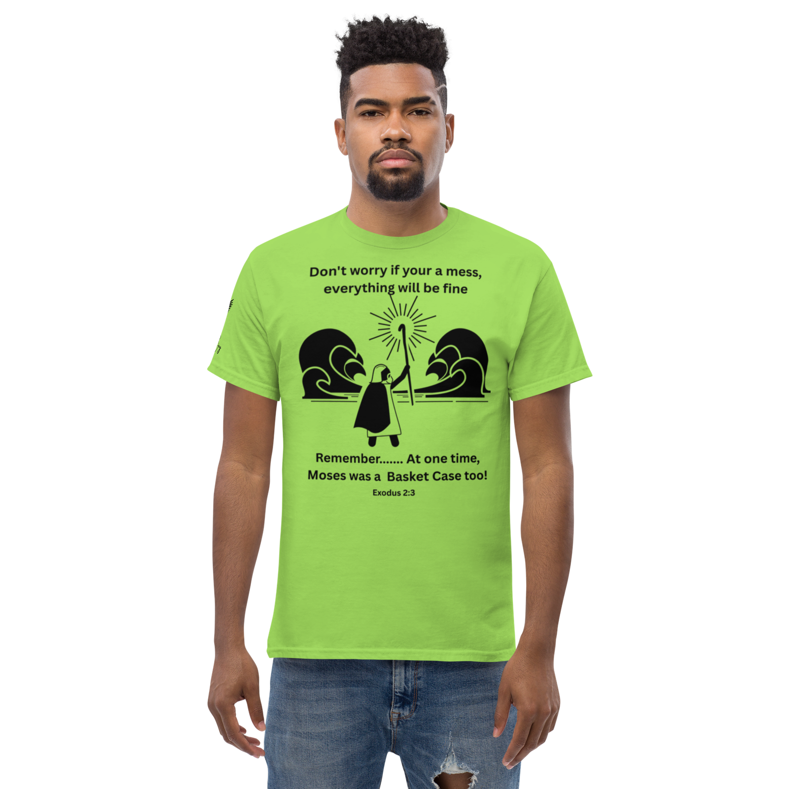 Rowdy Boy "Moses" (Basket Case) Unisex Classic Tee - Image 102