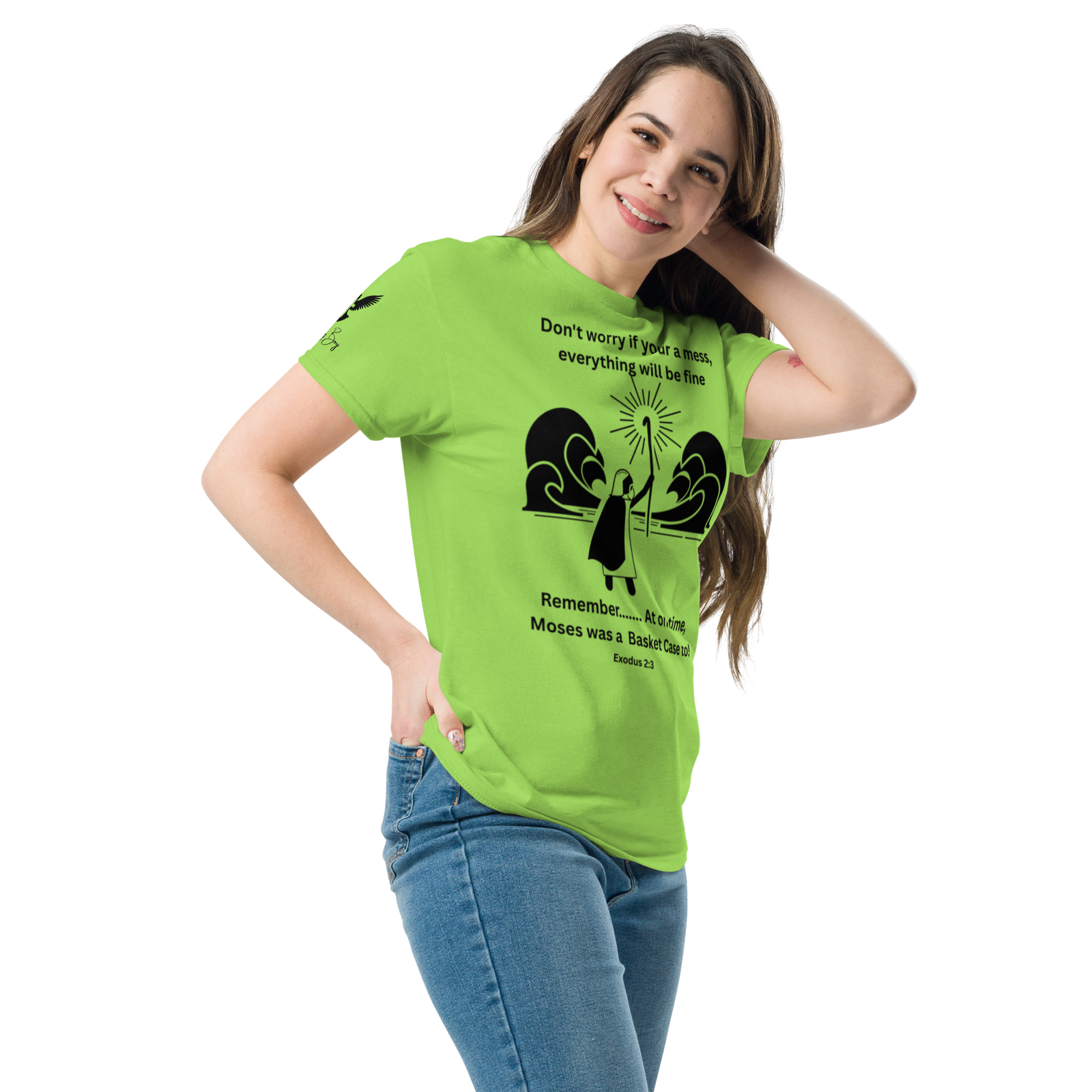 Rowdy Boy "Moses" (Basket Case) Unisex Classic Tee - Image 99