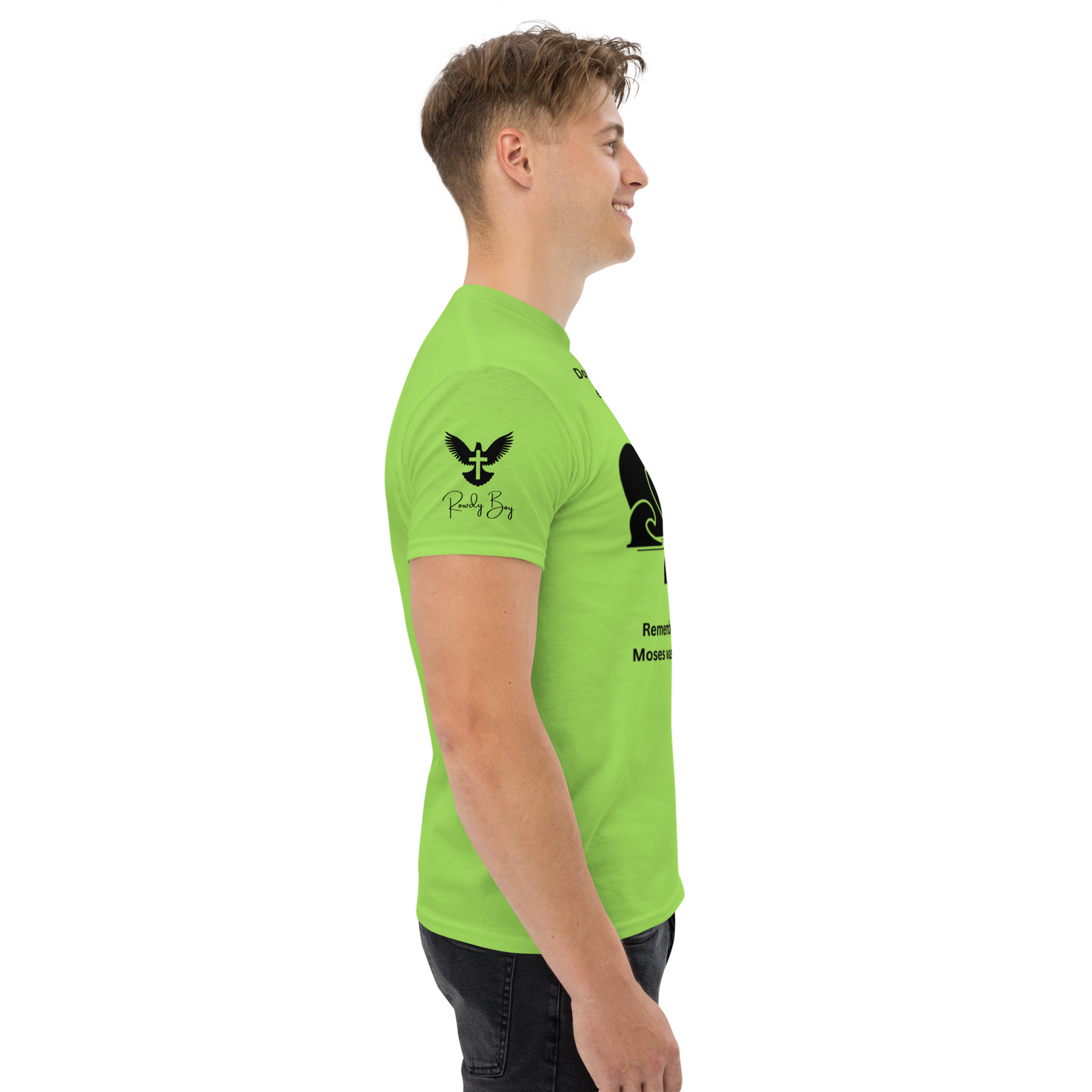 Rowdy Boy "Moses" (Basket Case) Unisex Classic Tee - Image 92