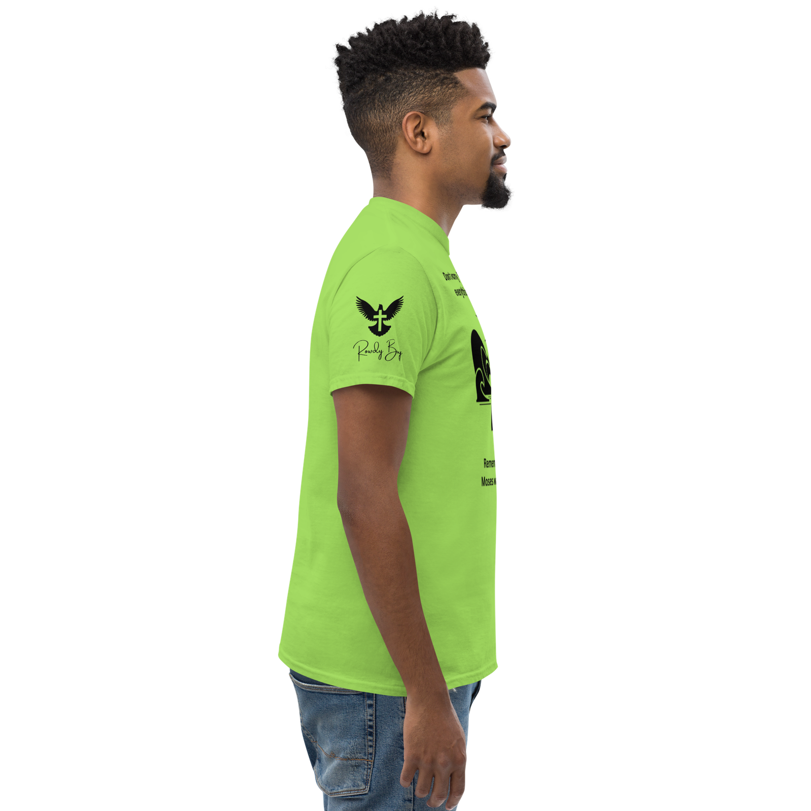 Rowdy Boy "Moses" (Basket Case) Unisex Classic Tee - Image 96