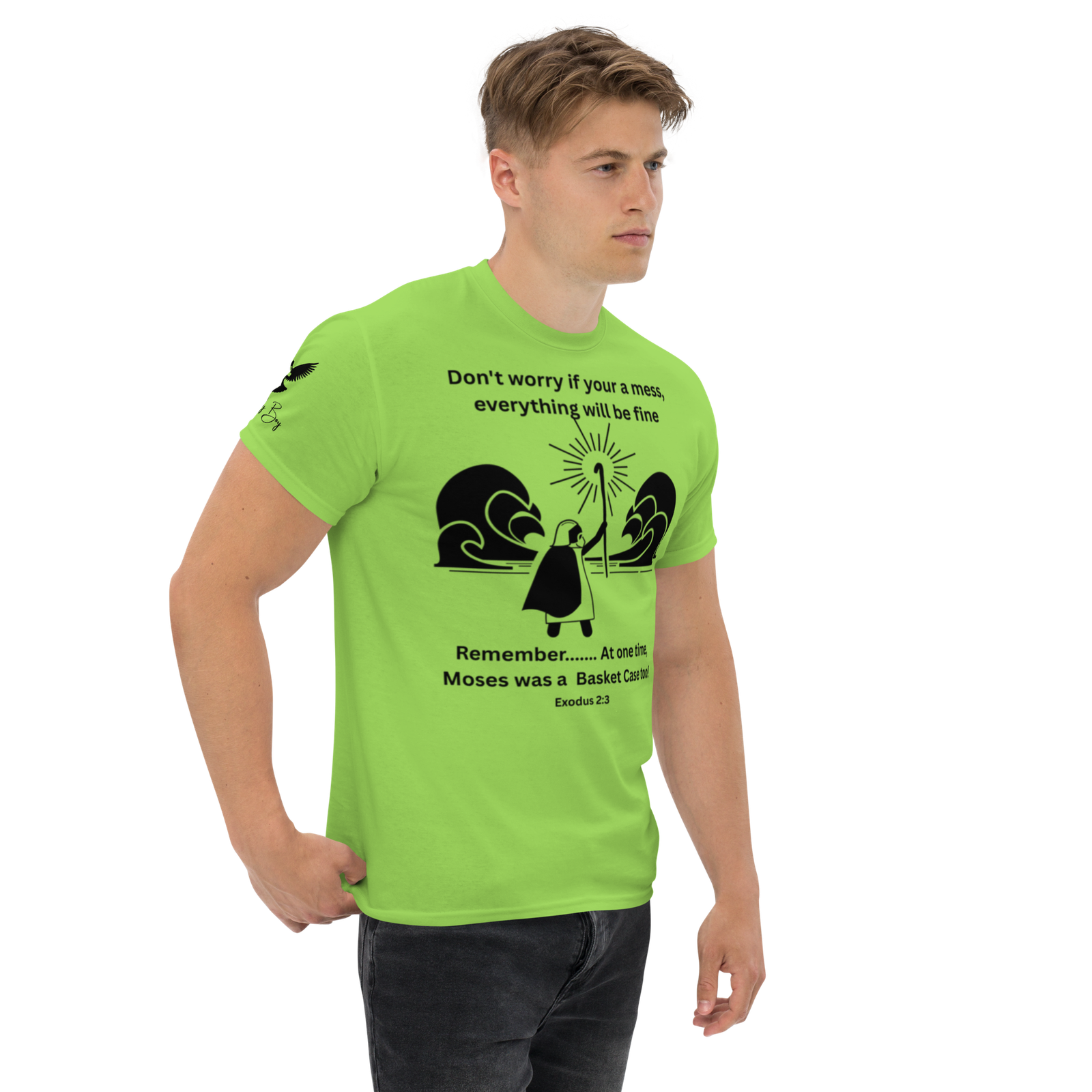 Rowdy Boy "Moses" (Basket Case) Unisex Classic Tee - Image 91