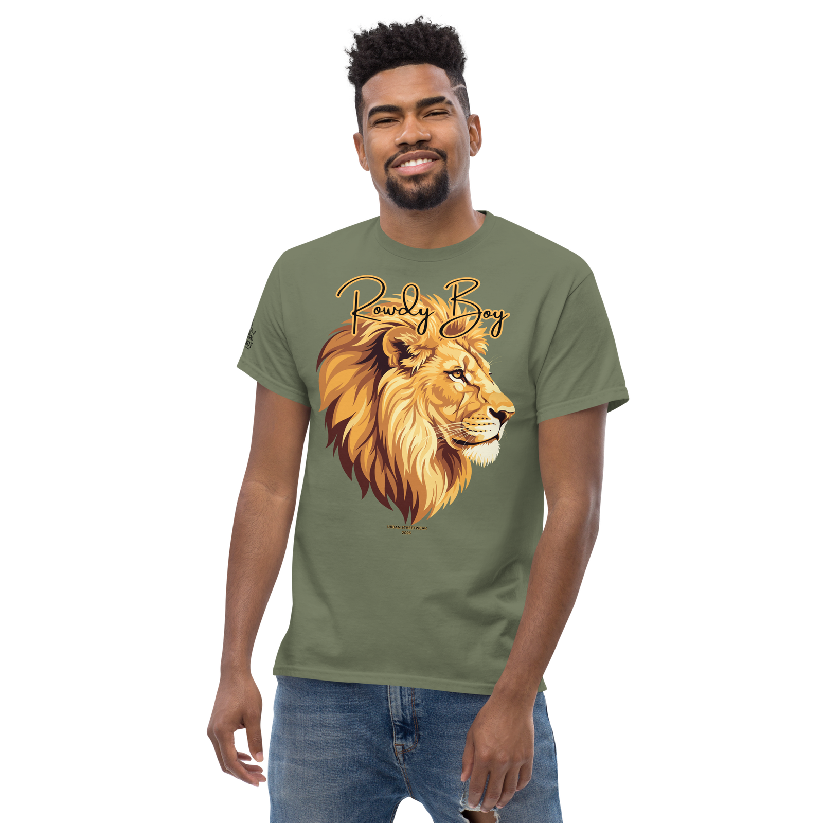 Rowdy Boy "Lion's Head" (Rowdy 4) Classic Tee - Image 106