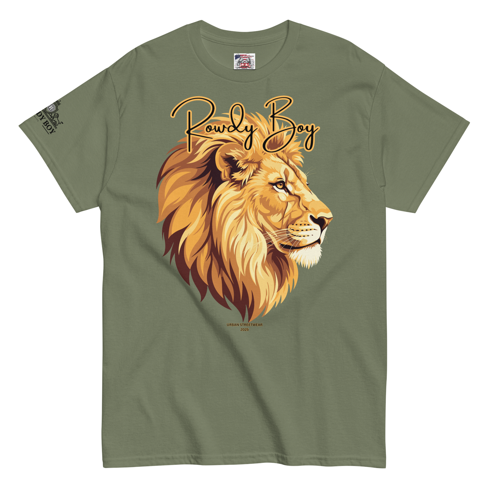 Rowdy Boy "Lion's Head" (Rowdy 4) Classic Tee - Image 103