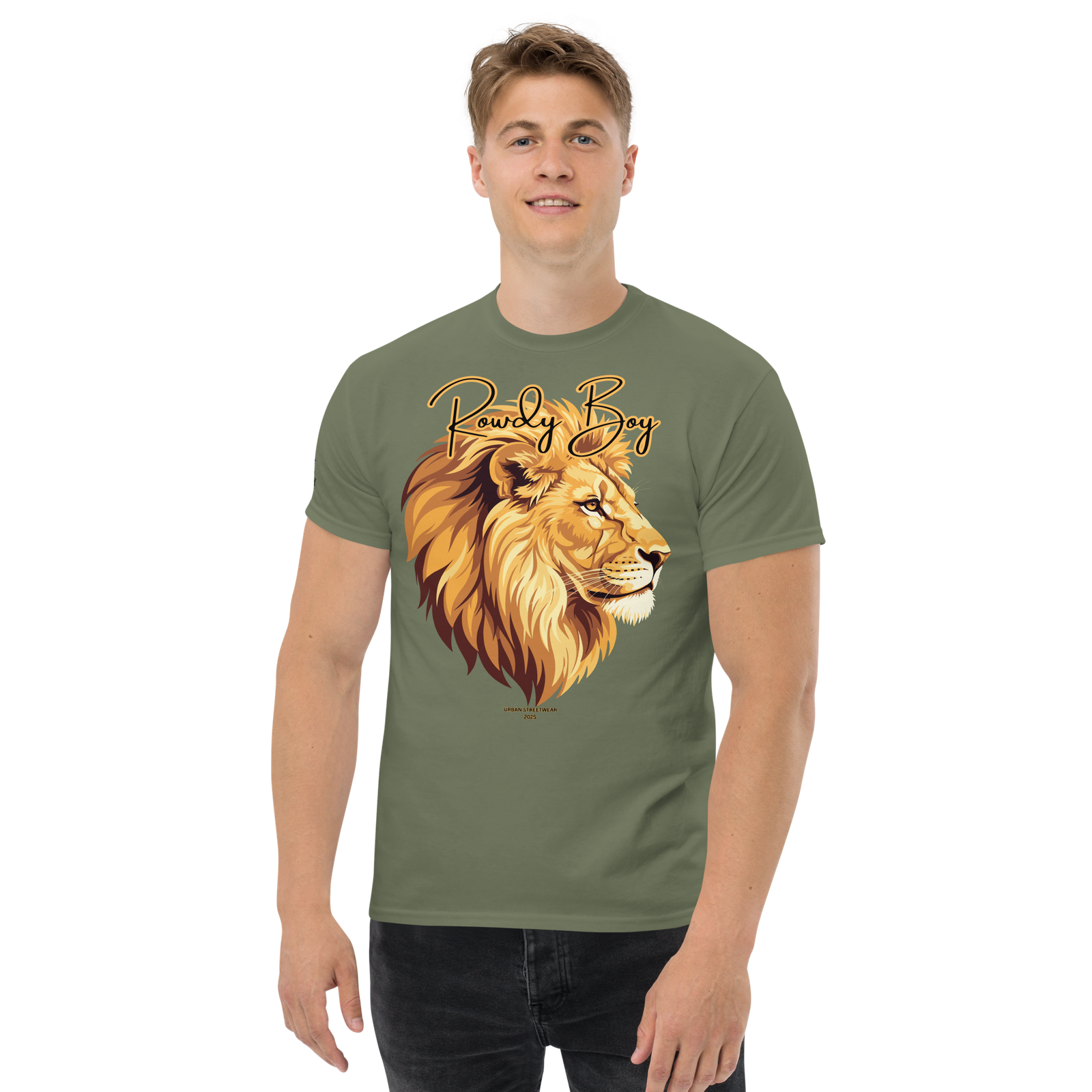 Rowdy Boy "Lion's Head" (Rowdy 4) Classic Tee - Image 104