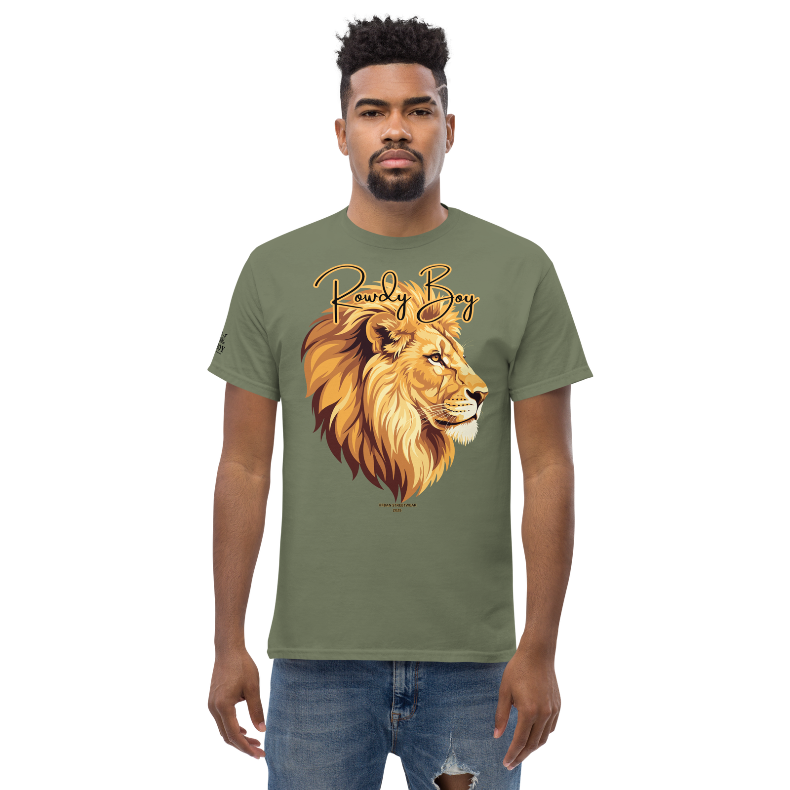 Rowdy Boy "Lion's Head" (Rowdy 4) Classic Tee - Image 105