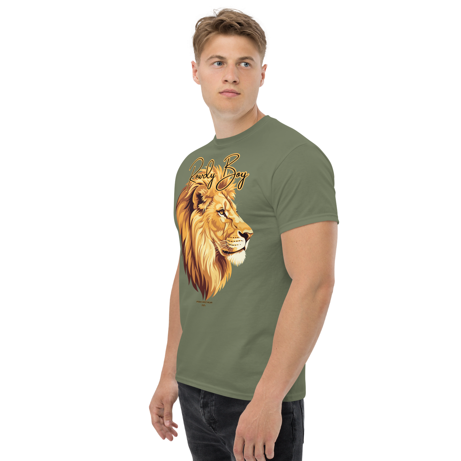 Rowdy Boy "Lion's Head" (Rowdy 4) Classic Tee - Image 96