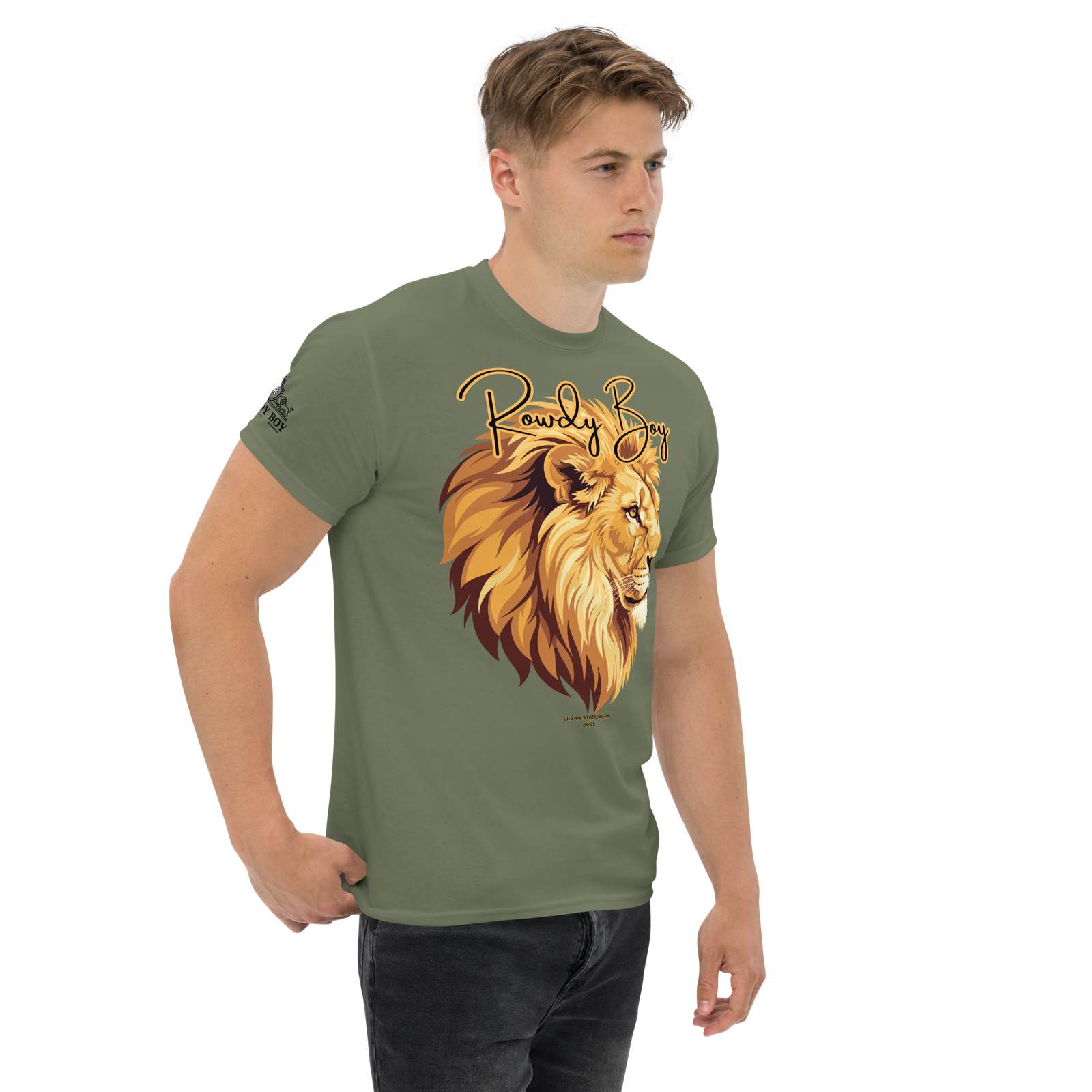 Rowdy Boy "Lion's Head" (Rowdy 4) Classic Tee - Image 94