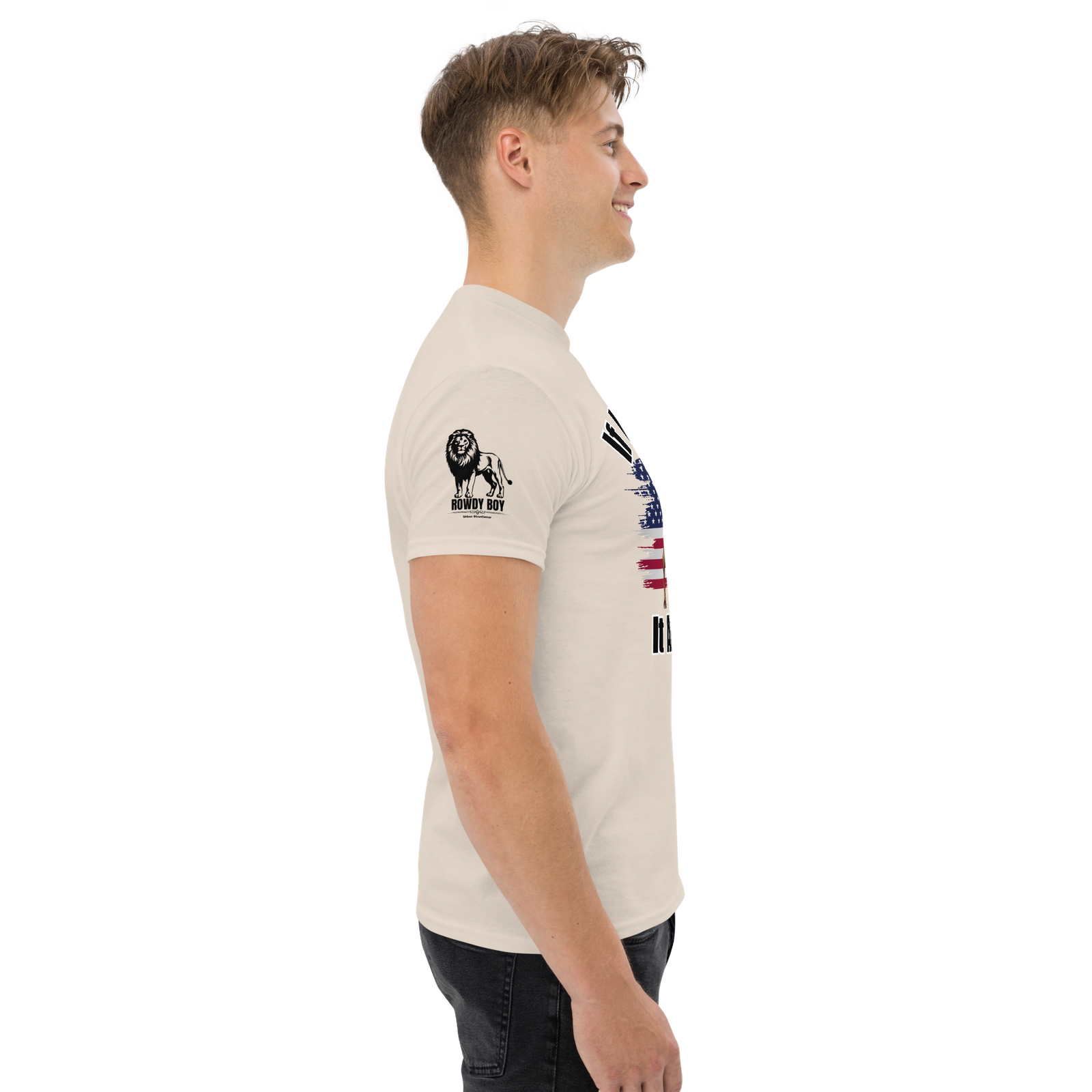 Rowdy Boy If It Aint A PIT, It Aint Shit!!!!" (2/B) Unisex Classic Tee - Image 155