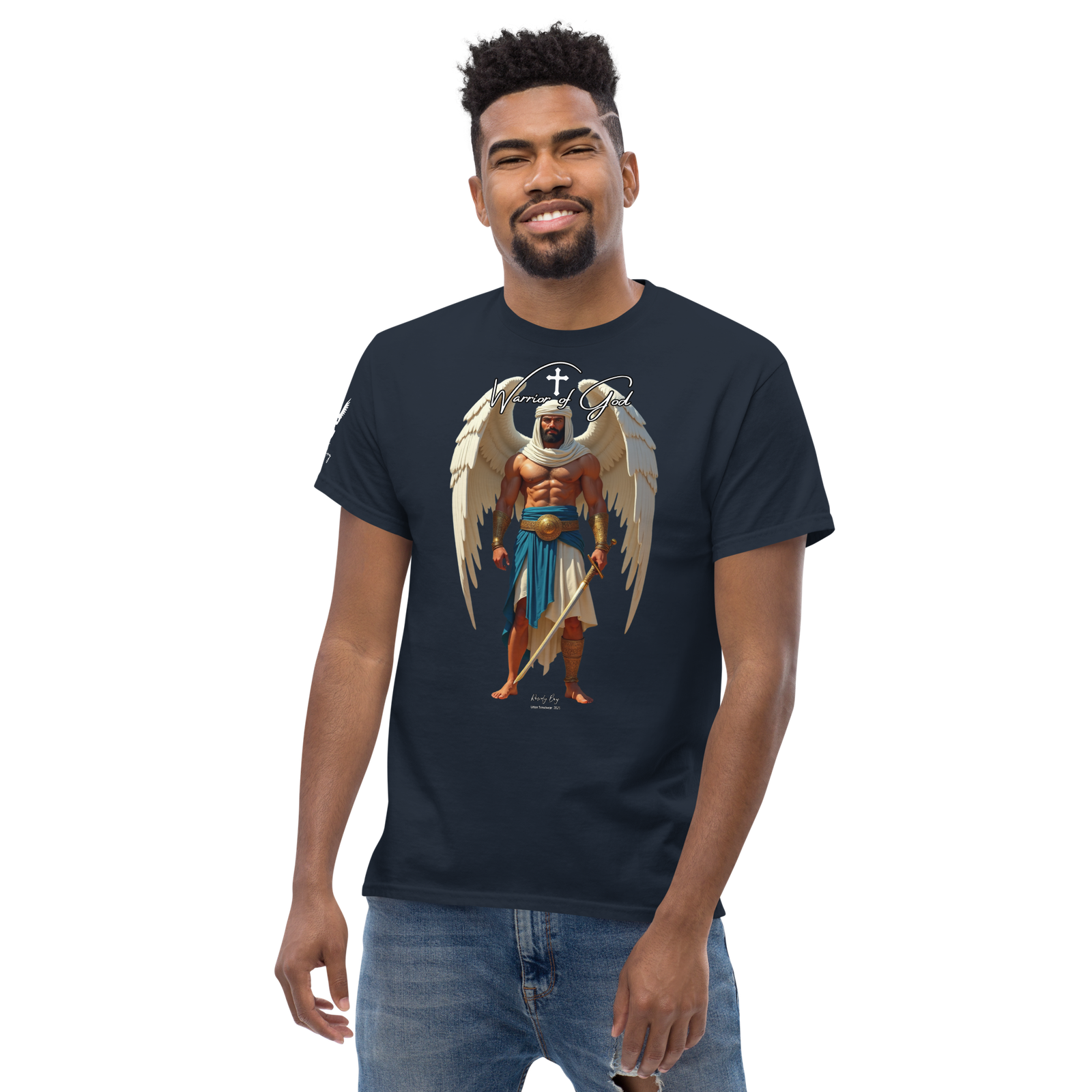 Rowdy Boy "Warrior Of God" #2 Unisex Classic Tee - Image 26