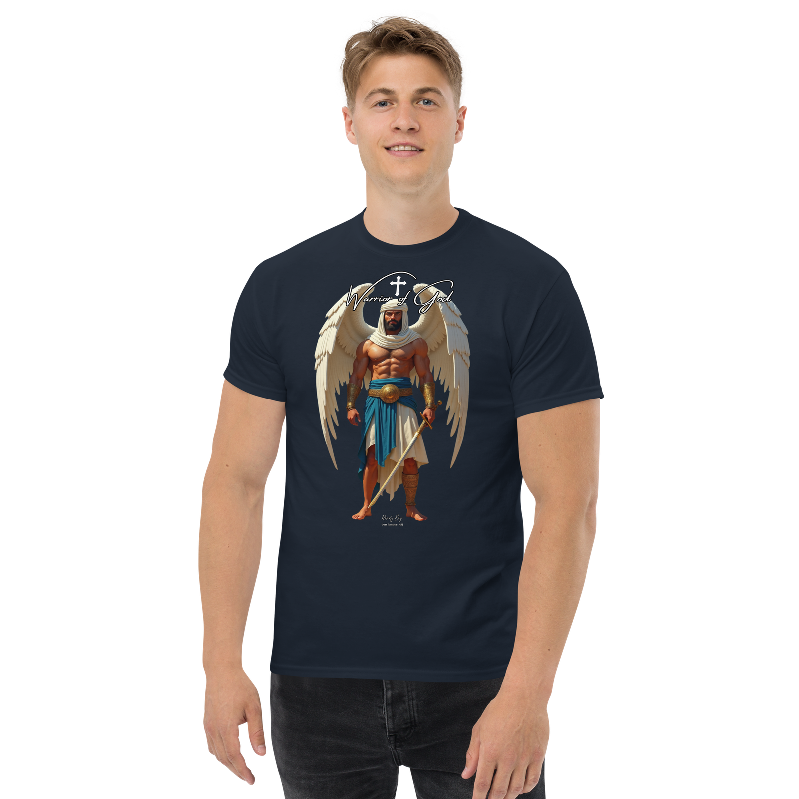 Rowdy Boy "Warrior Of God" #2 Unisex Classic Tee - Image 24