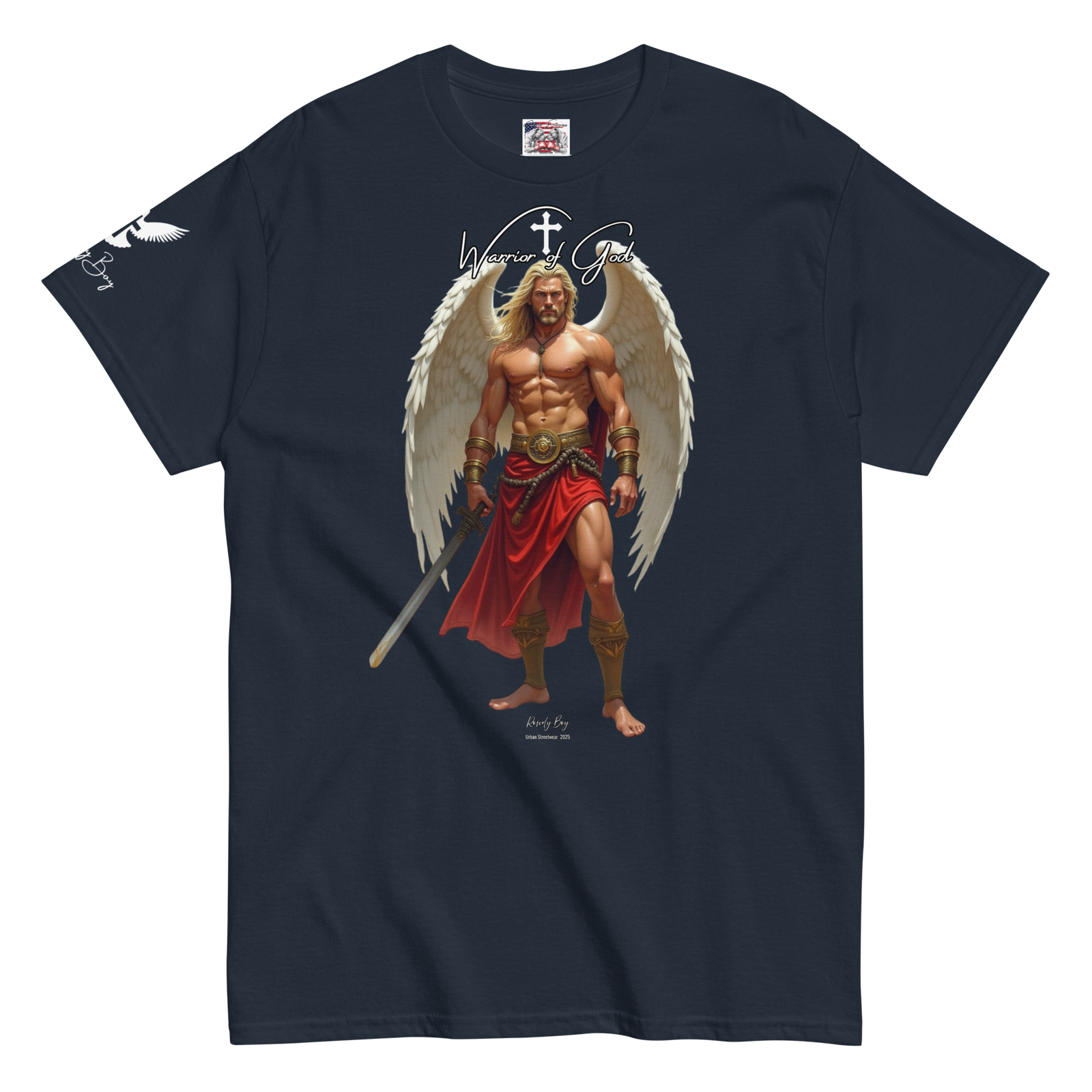 Rowdy Boy "Warrior Of God" #4 Unisex Classic Tee - Image 24