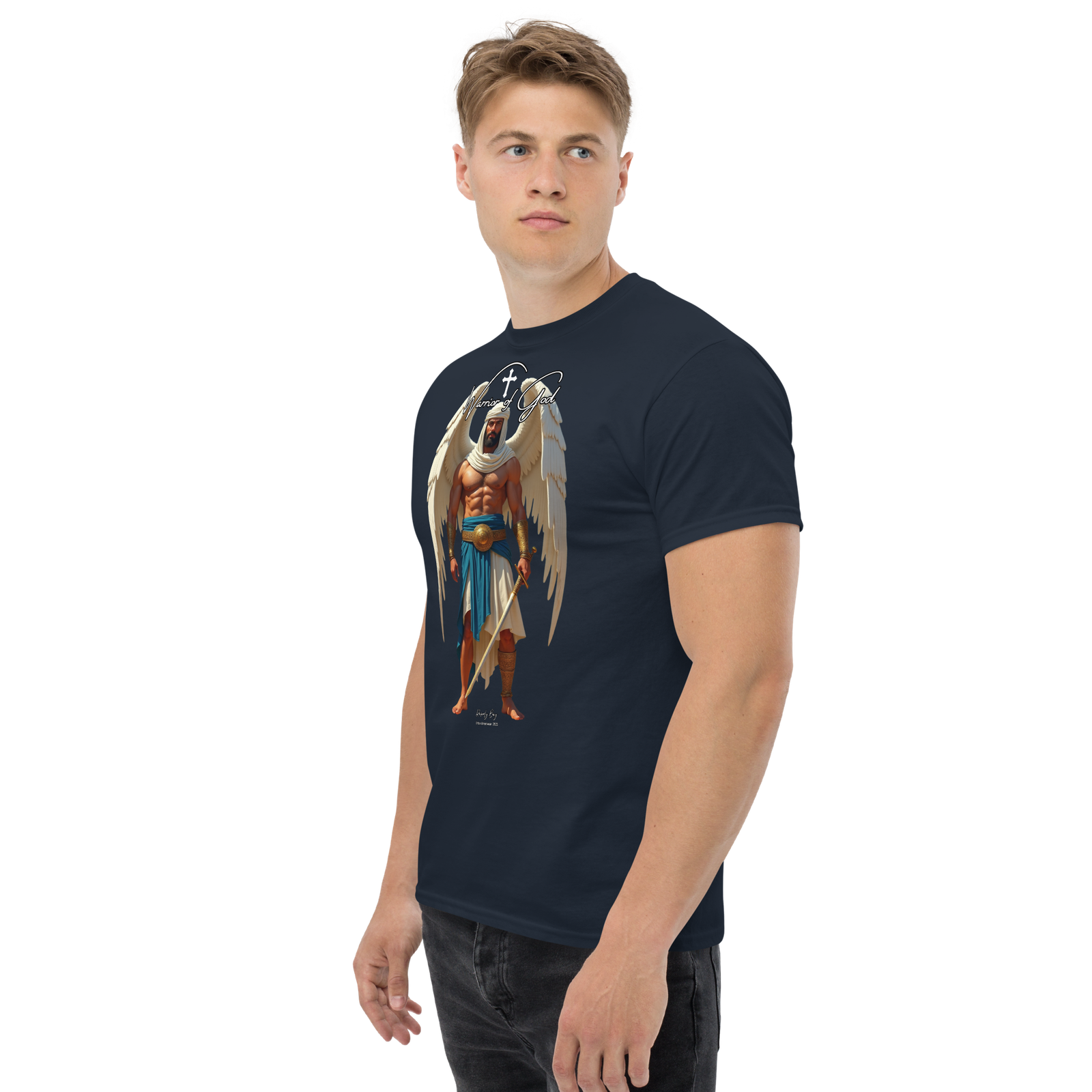Rowdy Boy "Warrior Of God" #2 Unisex Classic Tee - Image 16