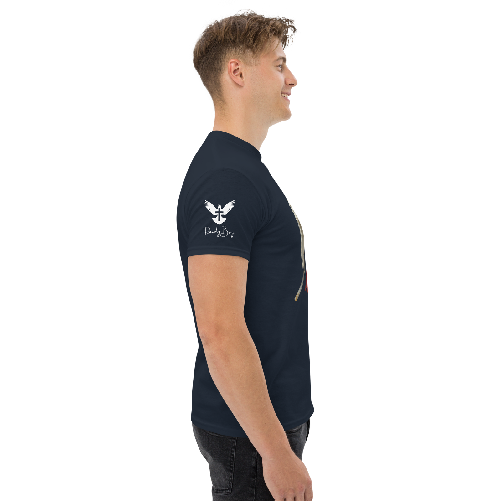 Rowdy Boy "Warrior Of God" #4 Unisex Classic Tee - Image 16