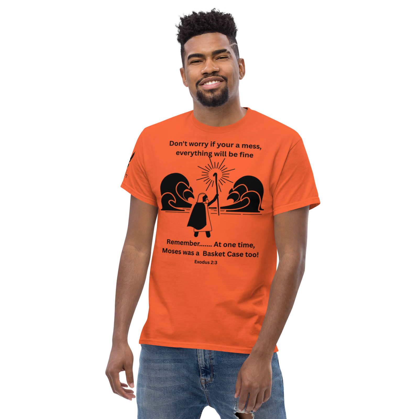 Rowdy Boy "Moses" (Basket Case) Unisex Classic Tee - Image 14