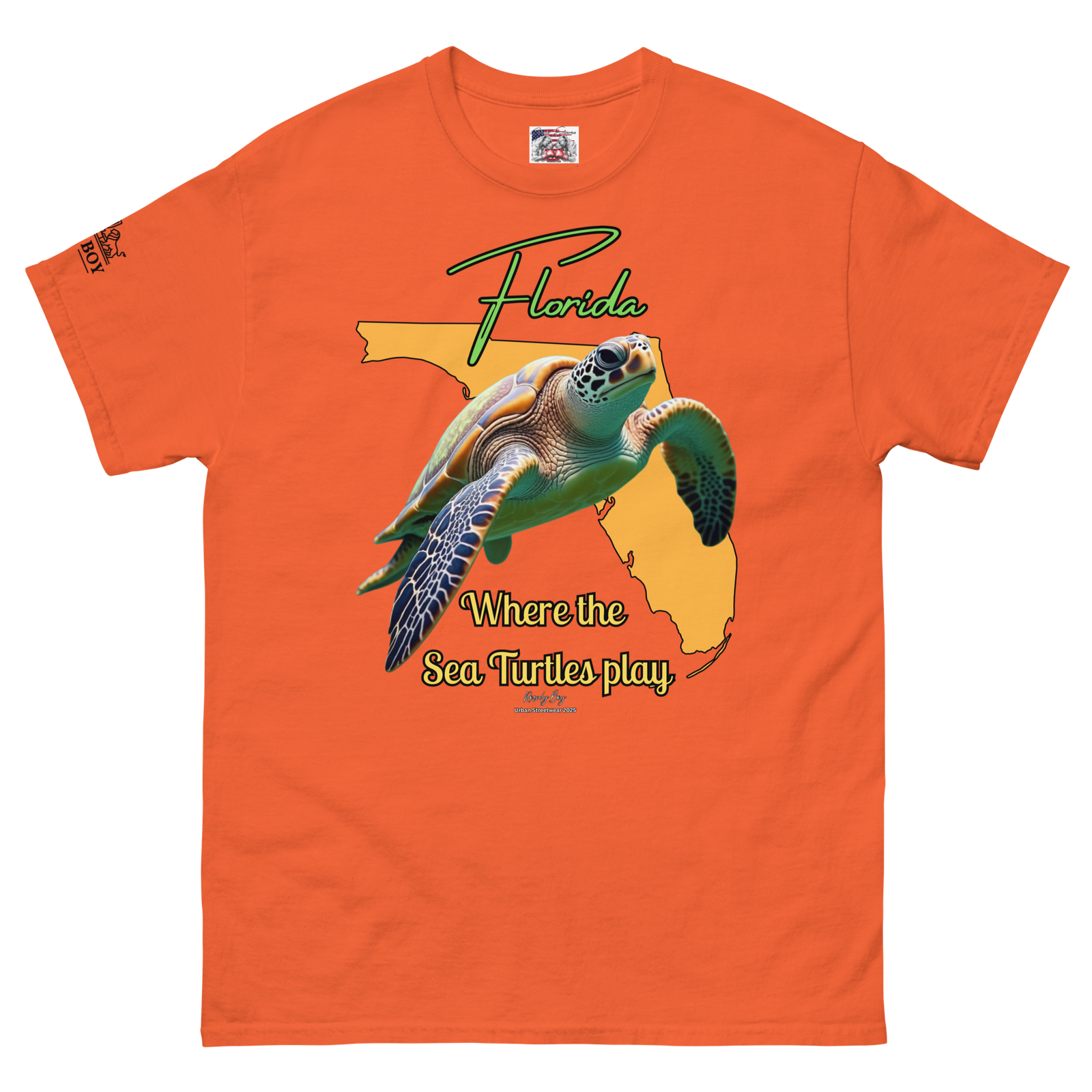 Rowdy Boy "Florida.............Where the Sea Turtles play" Unisex Classic Tee