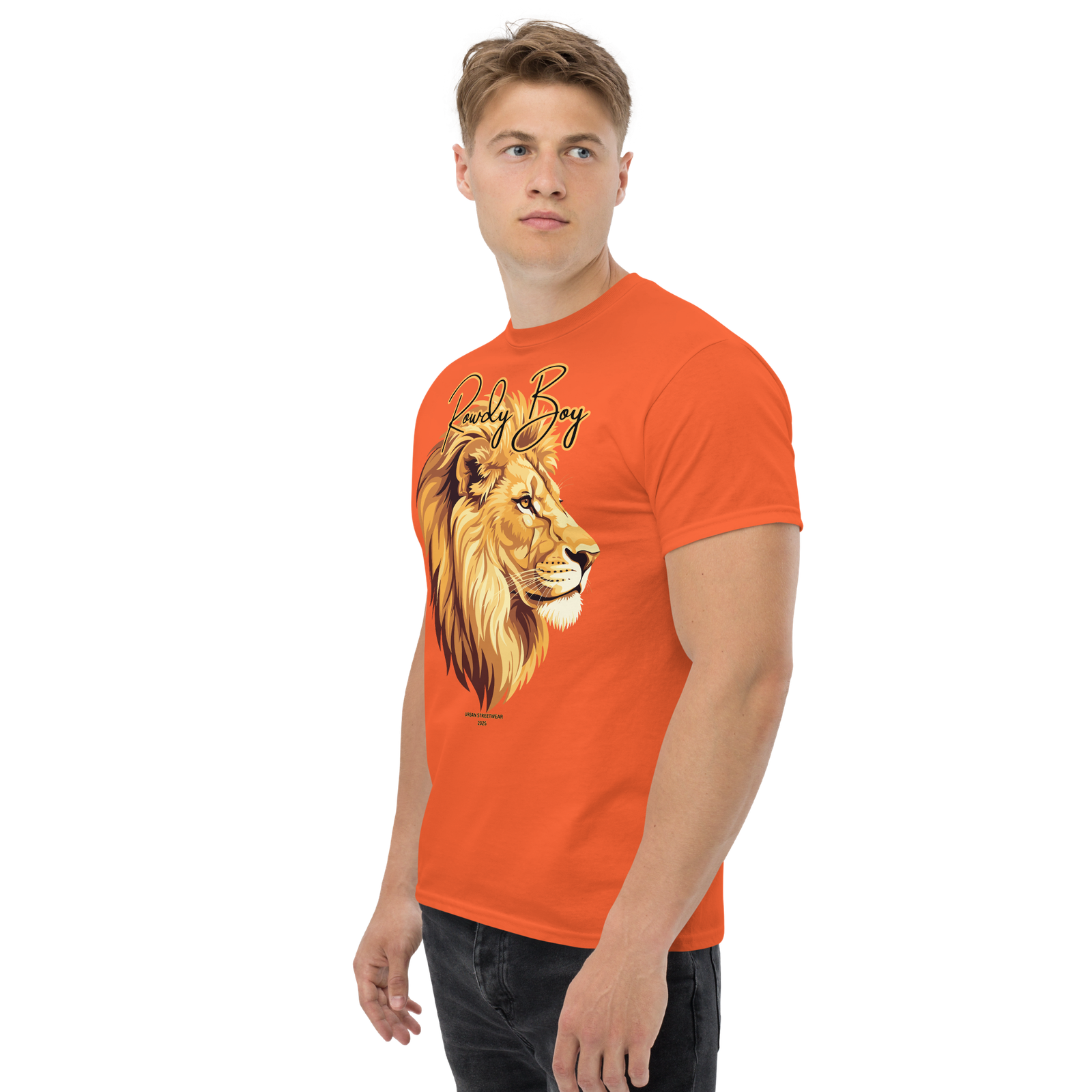 Rowdy Boy "Lion's Head" (Rowdy 4) Classic Tee - Image 109