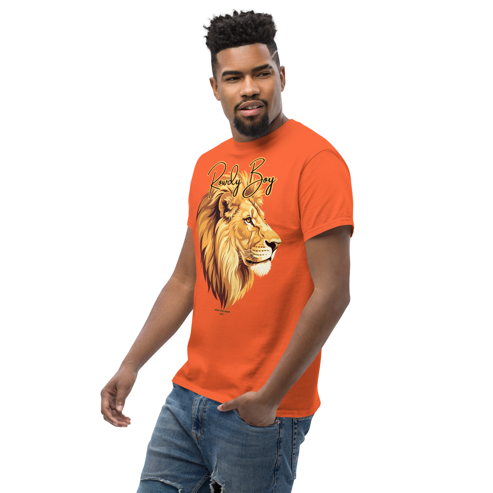 Rowdy Boy "Lion's Head" (Rowdy 4) Classic Tee - Image 111