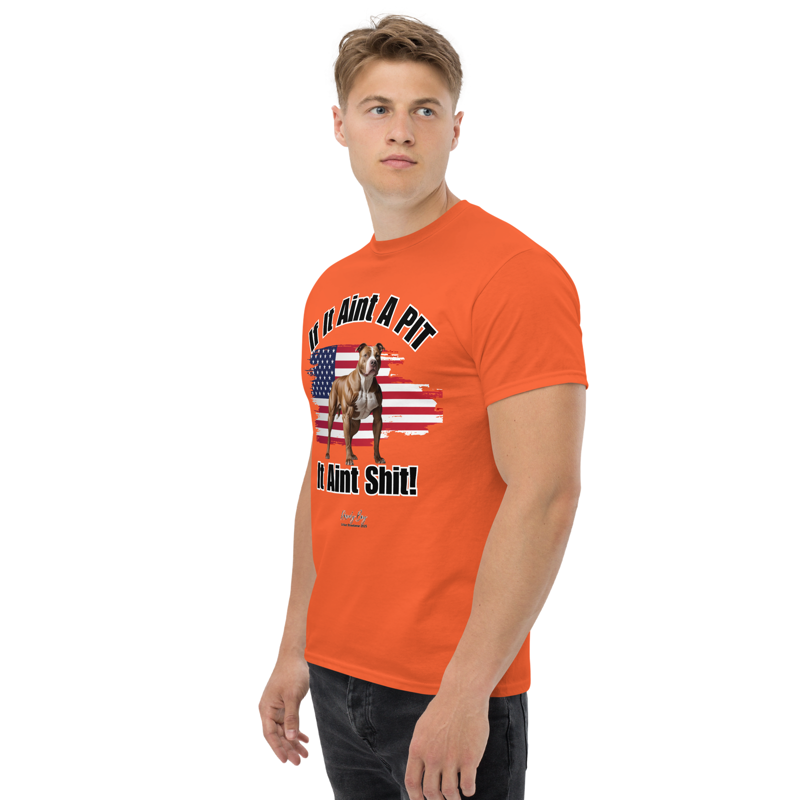 Rowdy Boy If It Aint A PIT, It Aint Shit!!!!" (2/B) Unisex Classic Tee - Image 4