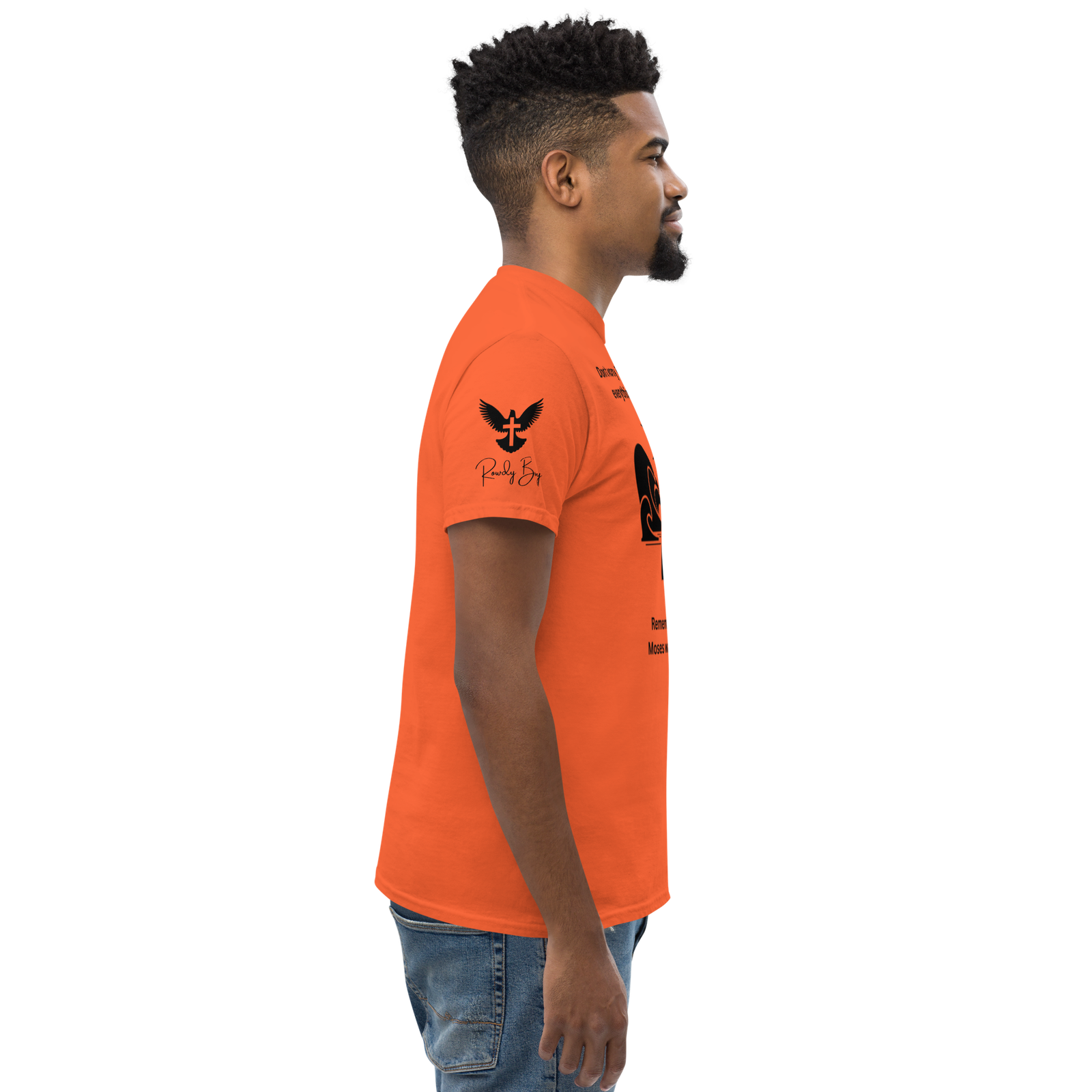 Rowdy Boy "Moses" (Basket Case) Unisex Classic Tee - Image 6