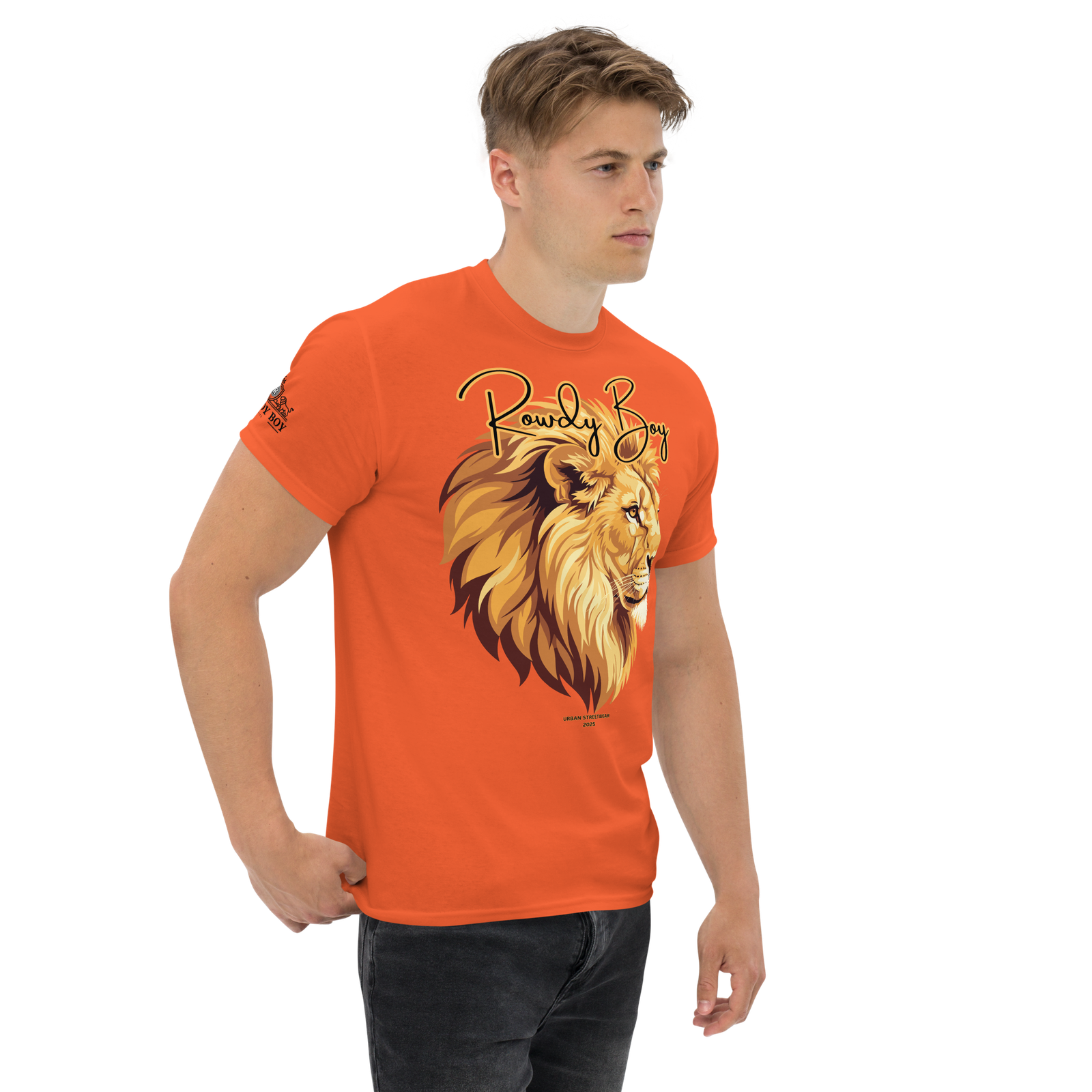 Rowdy Boy "Lion's Head" (Rowdy 4) Classic Tee - Image 113