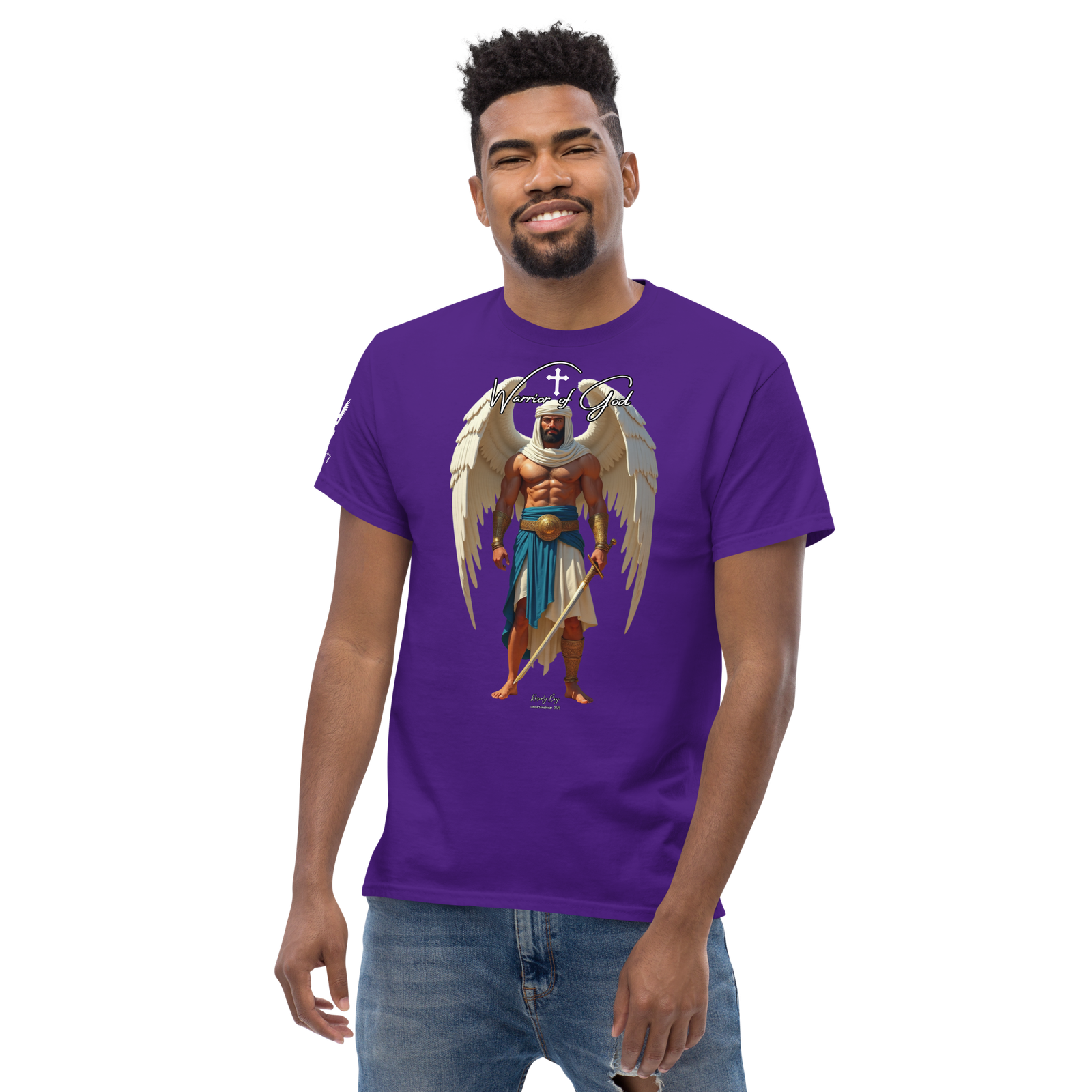 Rowdy Boy "Warrior Of God" #2 Unisex Classic Tee - Image 39
