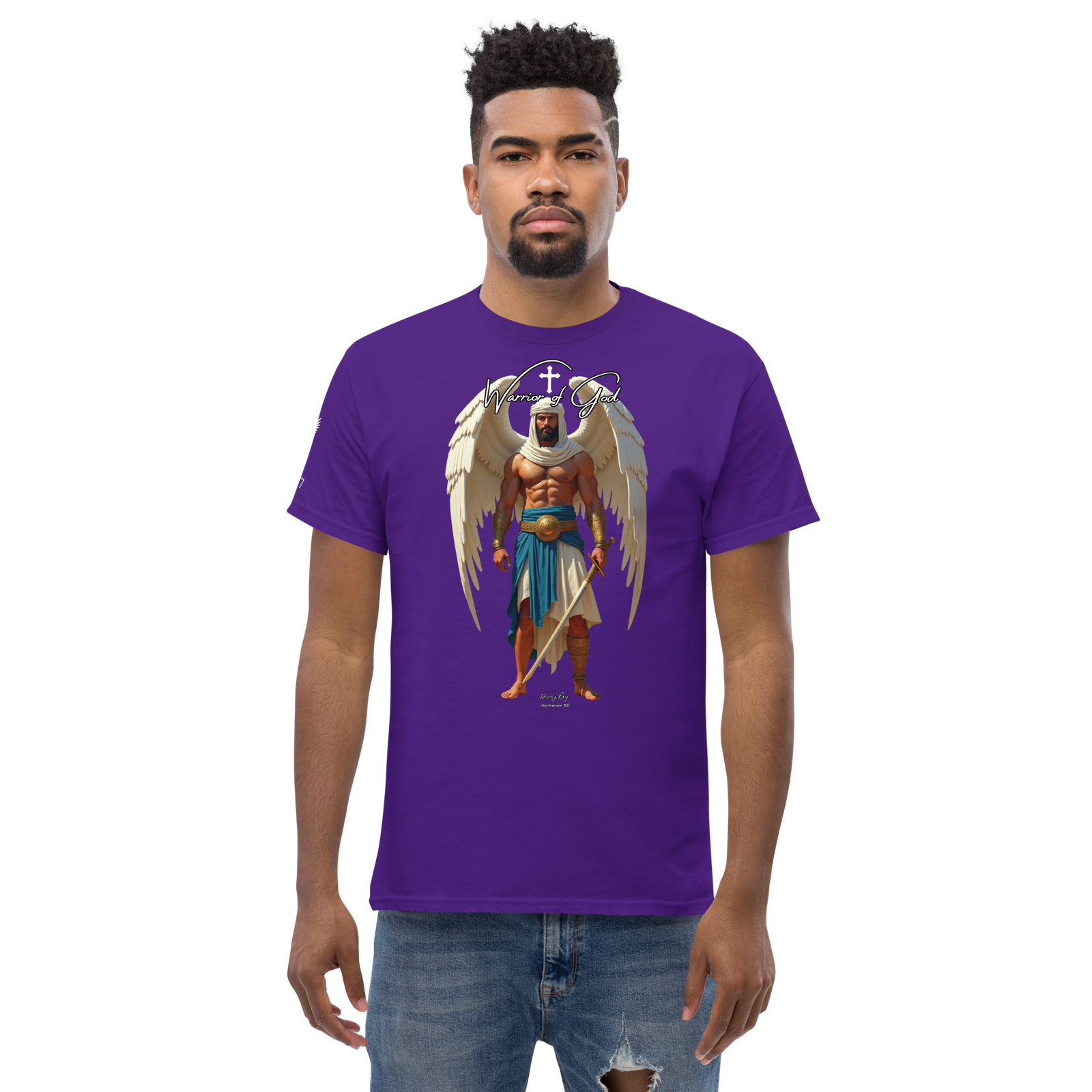 Rowdy Boy "Warrior Of God" #2 Unisex Classic Tee - Image 38