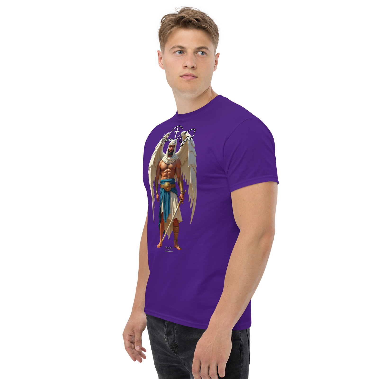 Rowdy Boy "Warrior Of God" #2 Unisex Classic Tee - Image 29