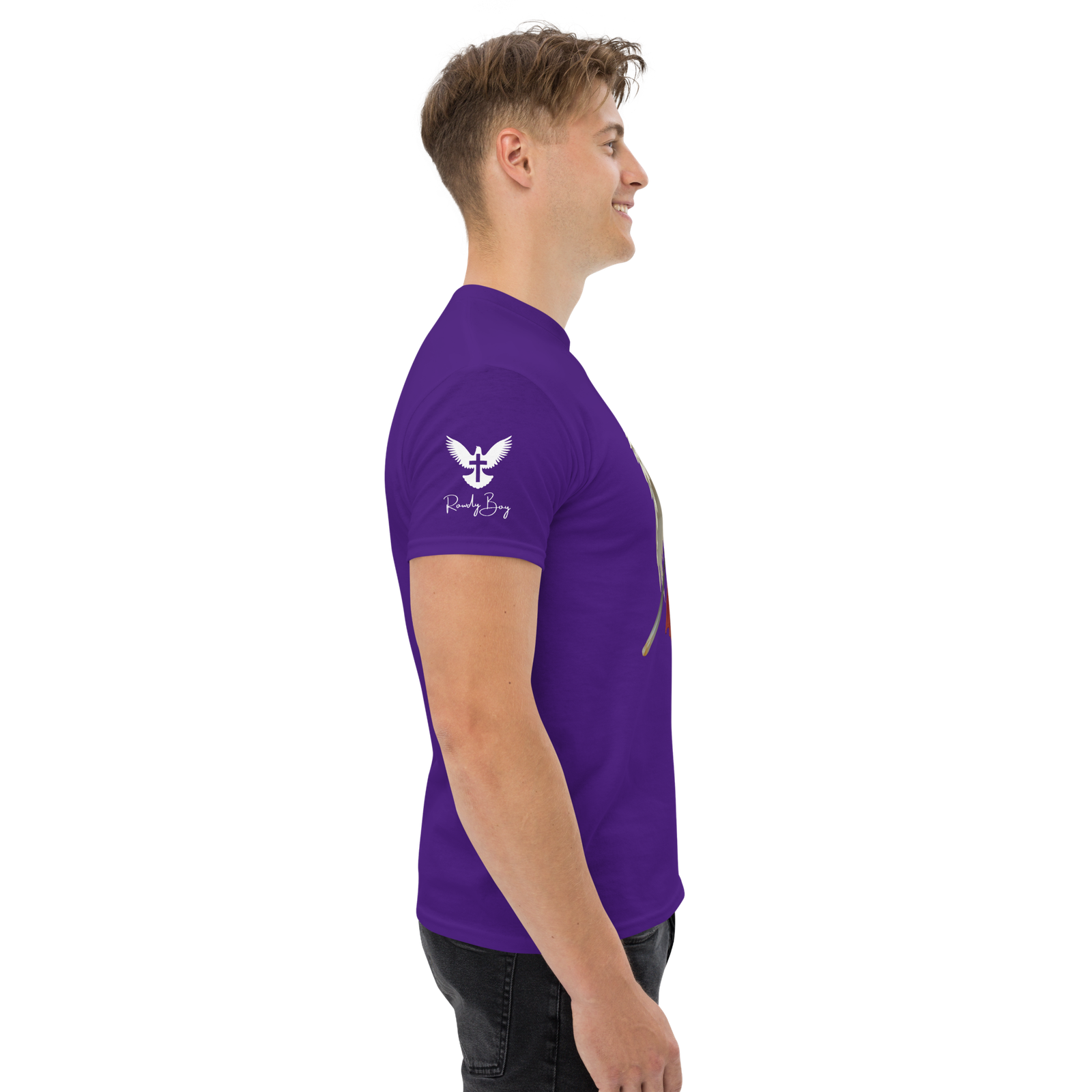 Rowdy Boy "Warrior Of God" #4 Unisex Classic Tee - Image 28