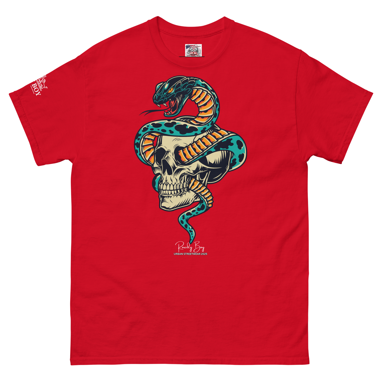 Rowdy Boy "Snake & Skull" Unisex Classic Tee
